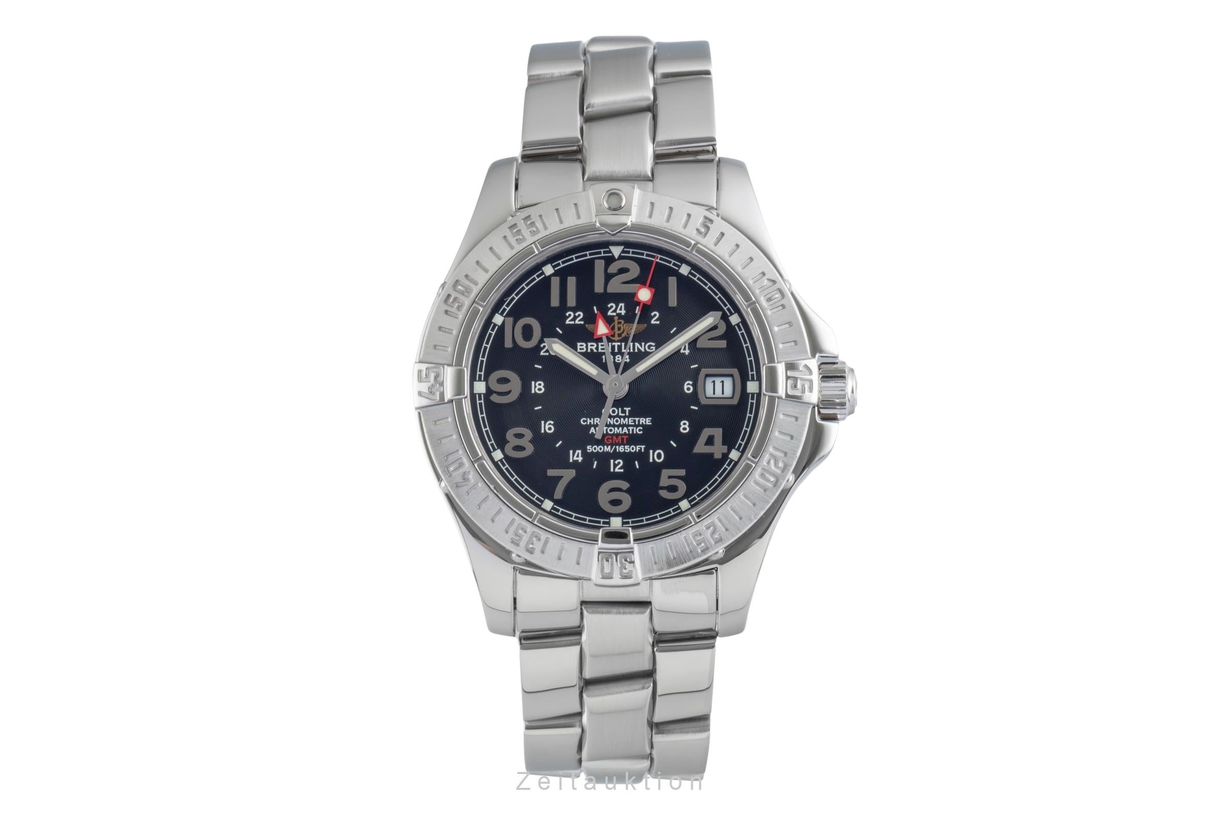 Breitling Colt GMT acier automatique montre pour hommes A32350  [2505206]
