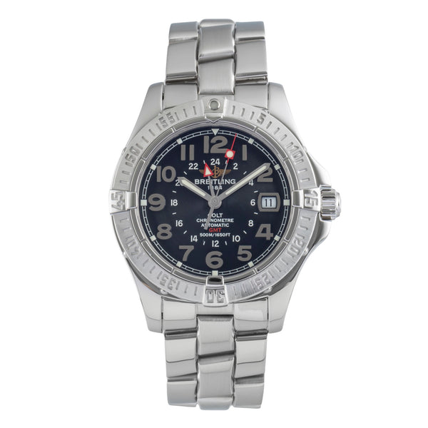 Breitling Colt GMT acier automatique montre pour hommes A32350  [2505206]
