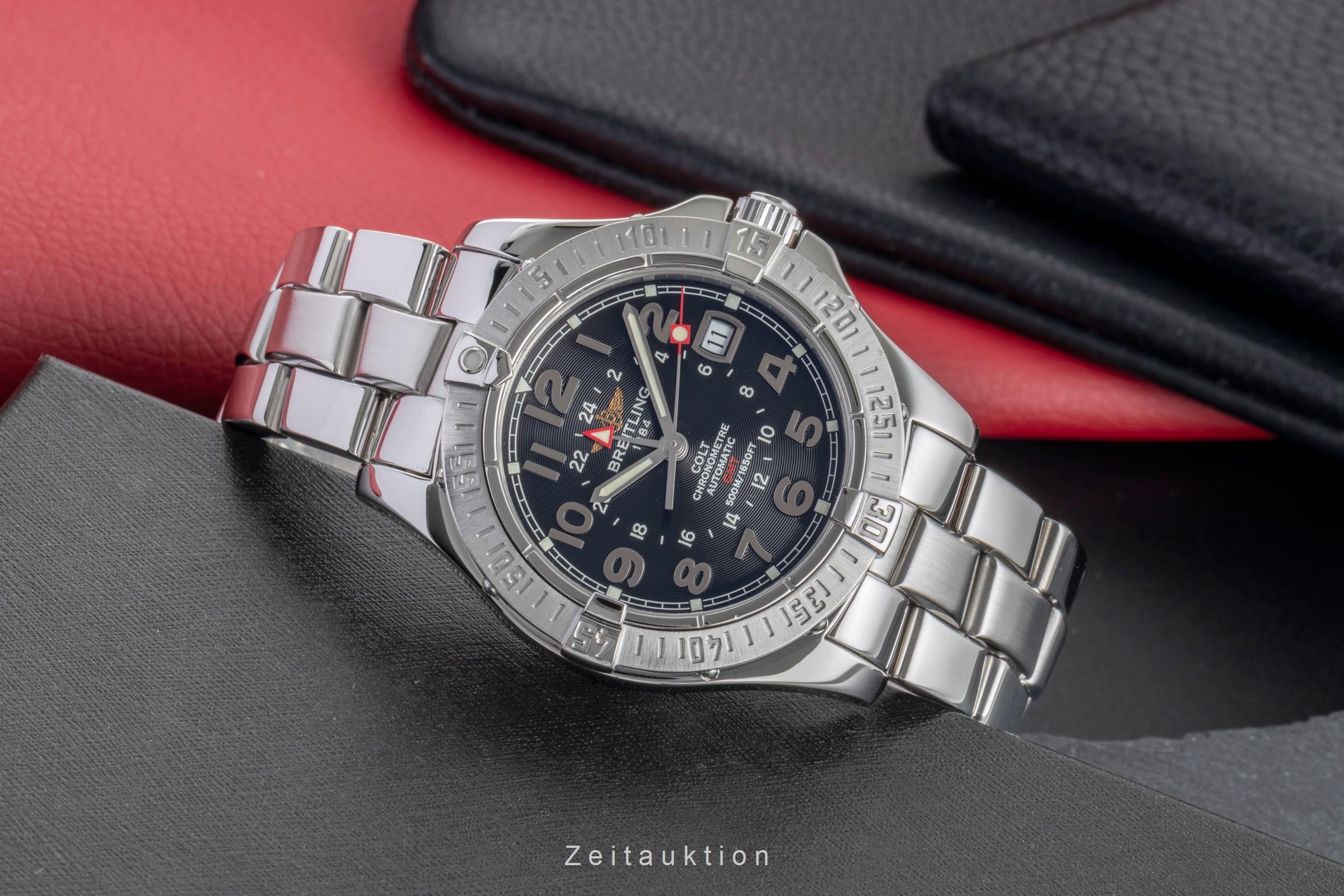 Breitling Colt GMT acier automatique montre pour hommes A32350  [2505206]