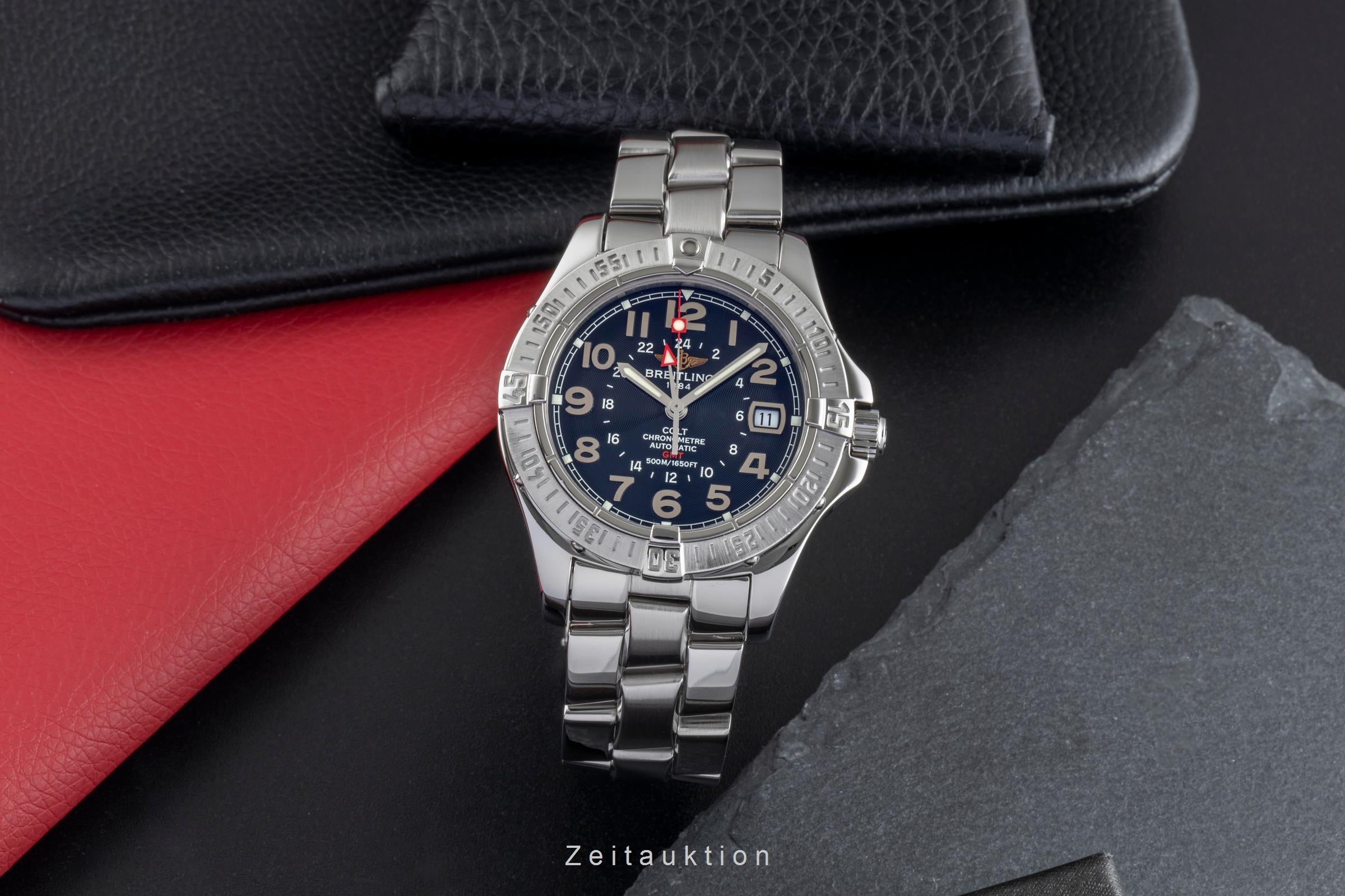 Breitling Colt GMT acier automatique montre pour hommes A32350  [2505206]