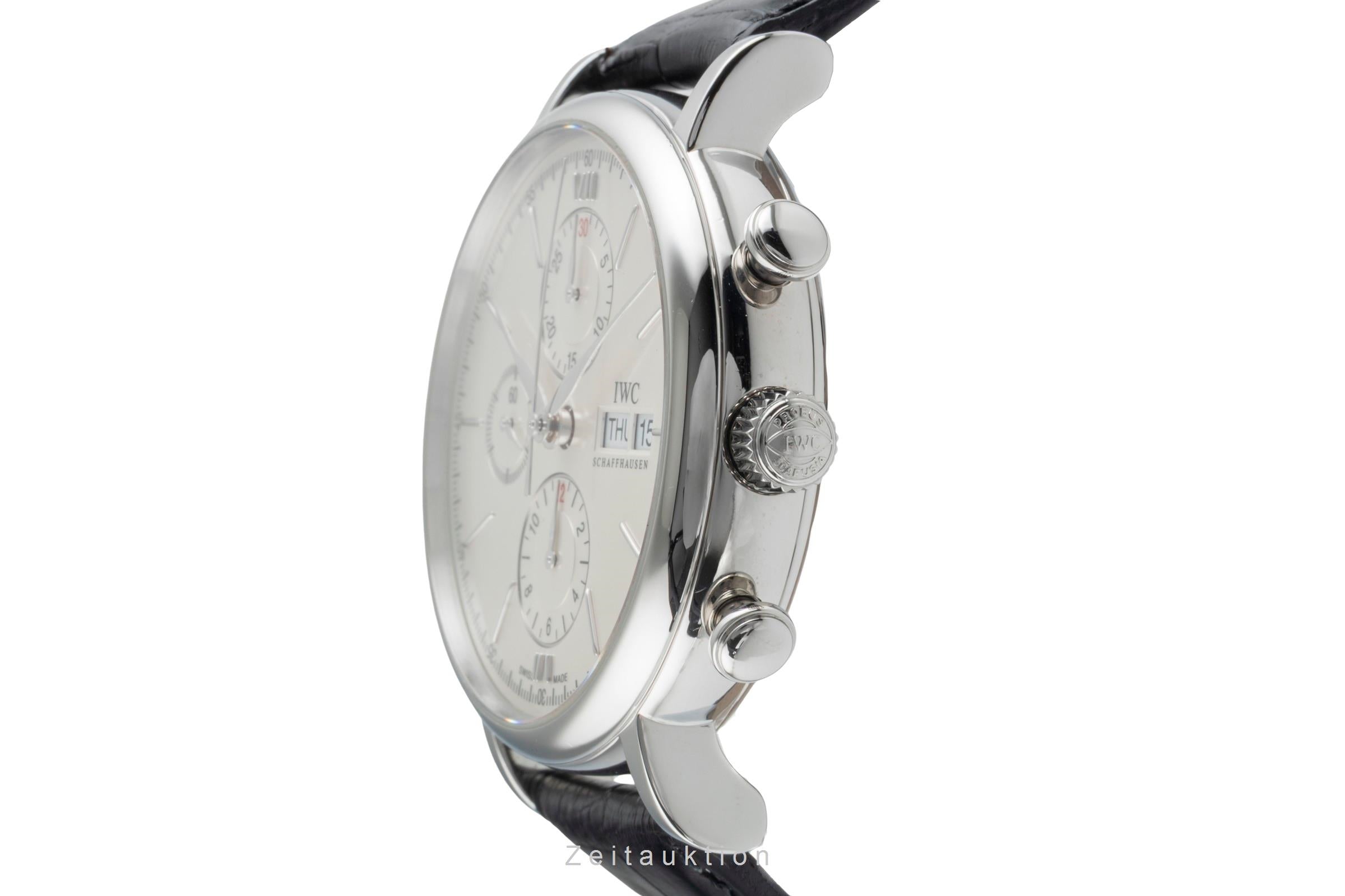 IWC Portofino chronograph steel automatic men's watch IW391001 LP: 7100EUR  [2505208]