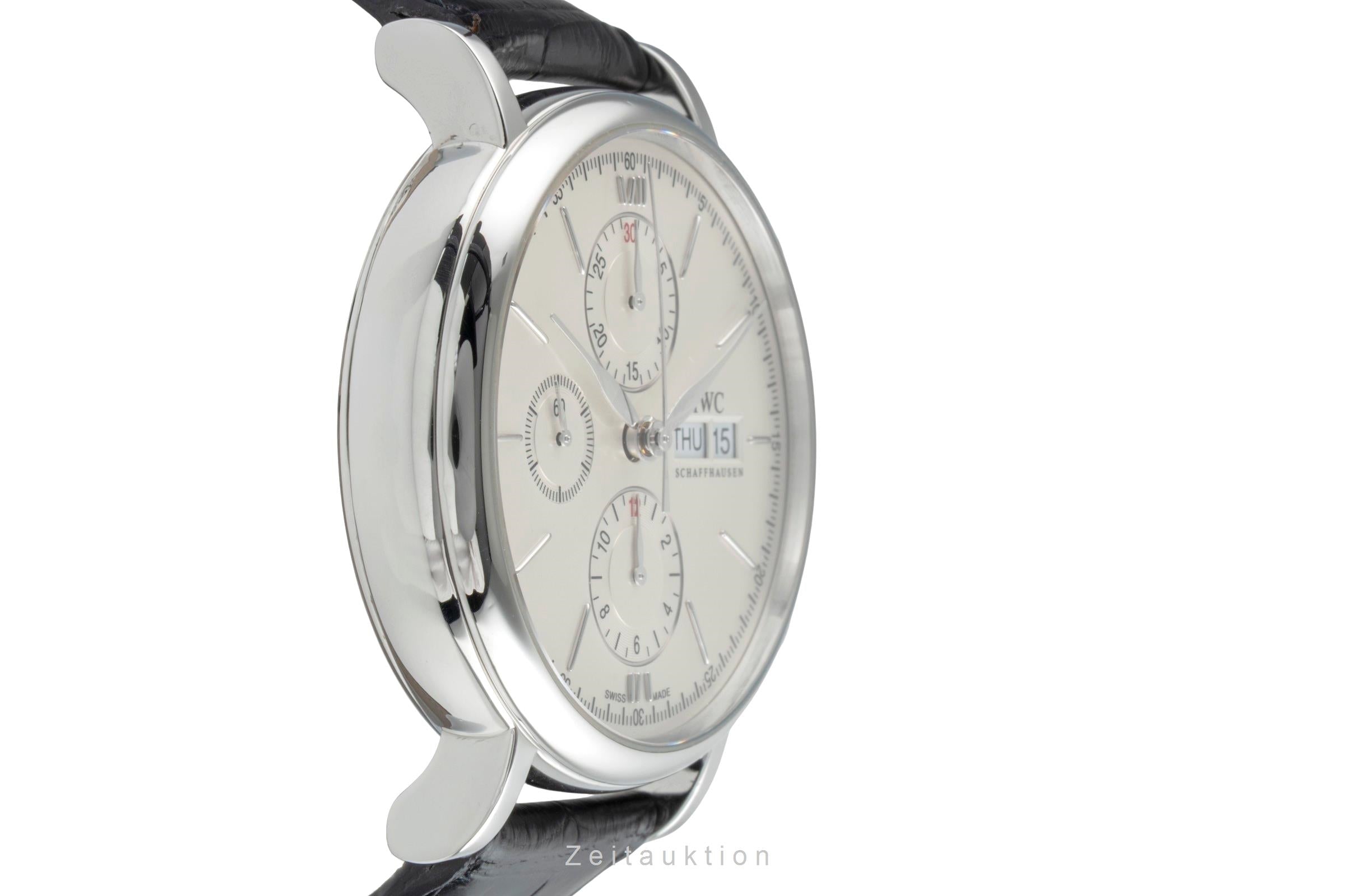 IWC Portofino chronograph steel automatic men's watch IW391001 LP: 7100EUR  [2505208]