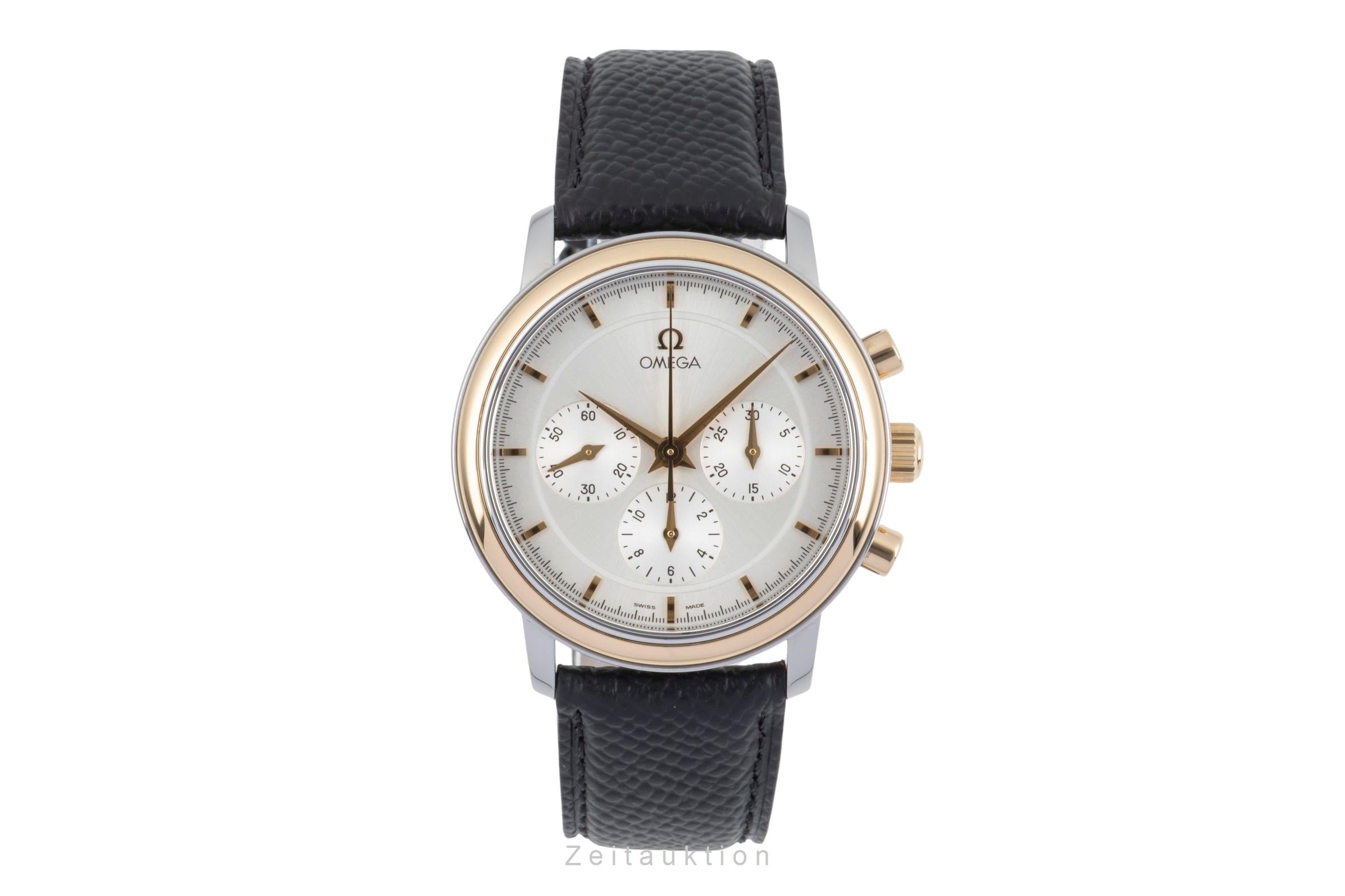 Omega De Ville cronógrafo acero / oro cuerda manual reloj para caballeros 4340.31, 145.0050  [2505210]