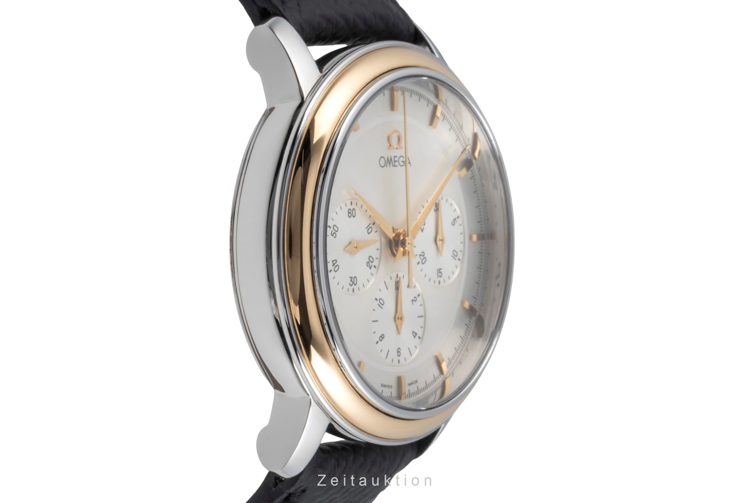 Omega De Ville cronógrafo acero / oro cuerda manual reloj para caballeros 4340.31, 145.0050  [2505210]