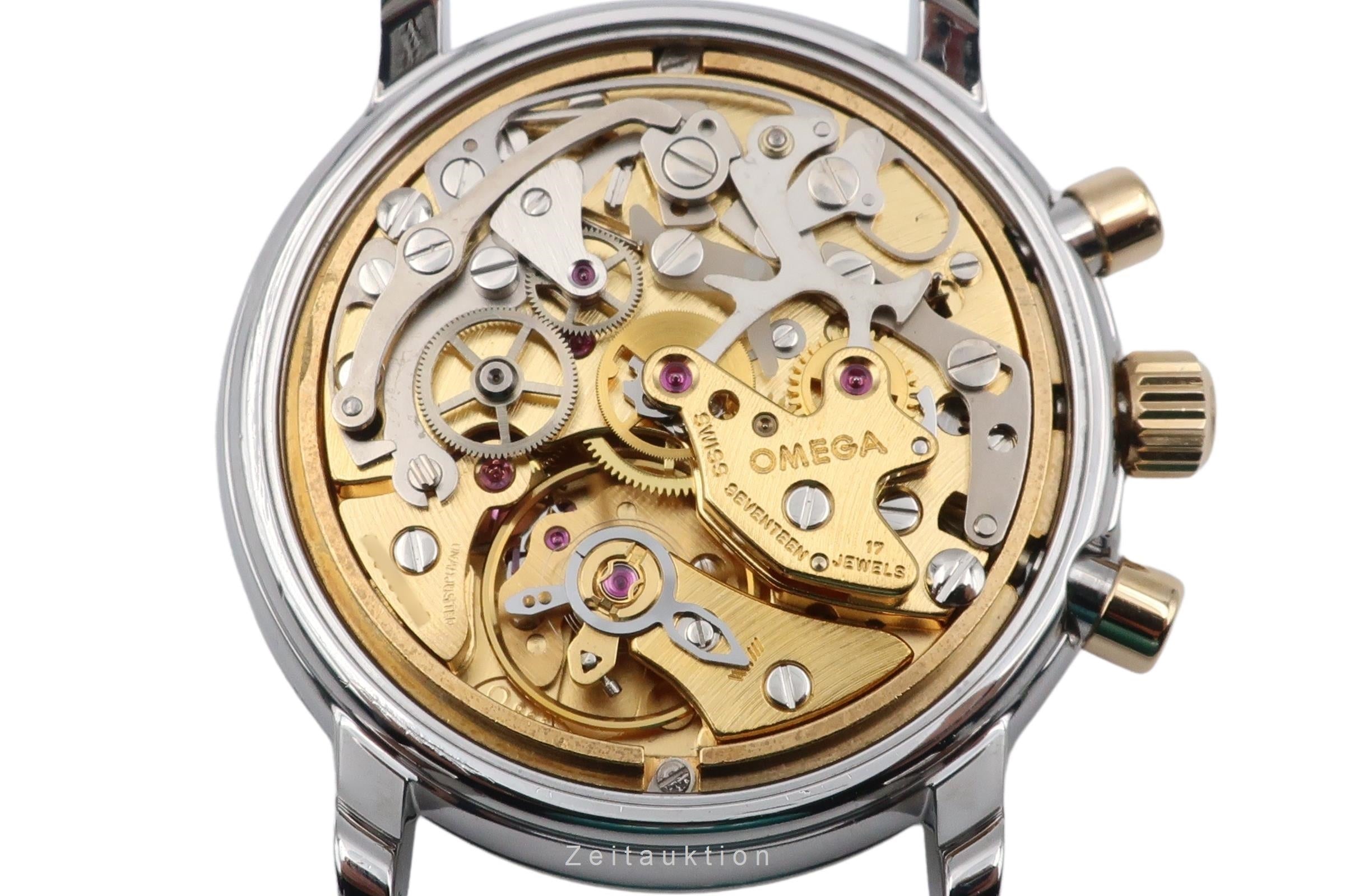 Omega De Ville cronógrafo acero / oro cuerda manual reloj para caballeros 4340.31, 145.0050  [2505210]