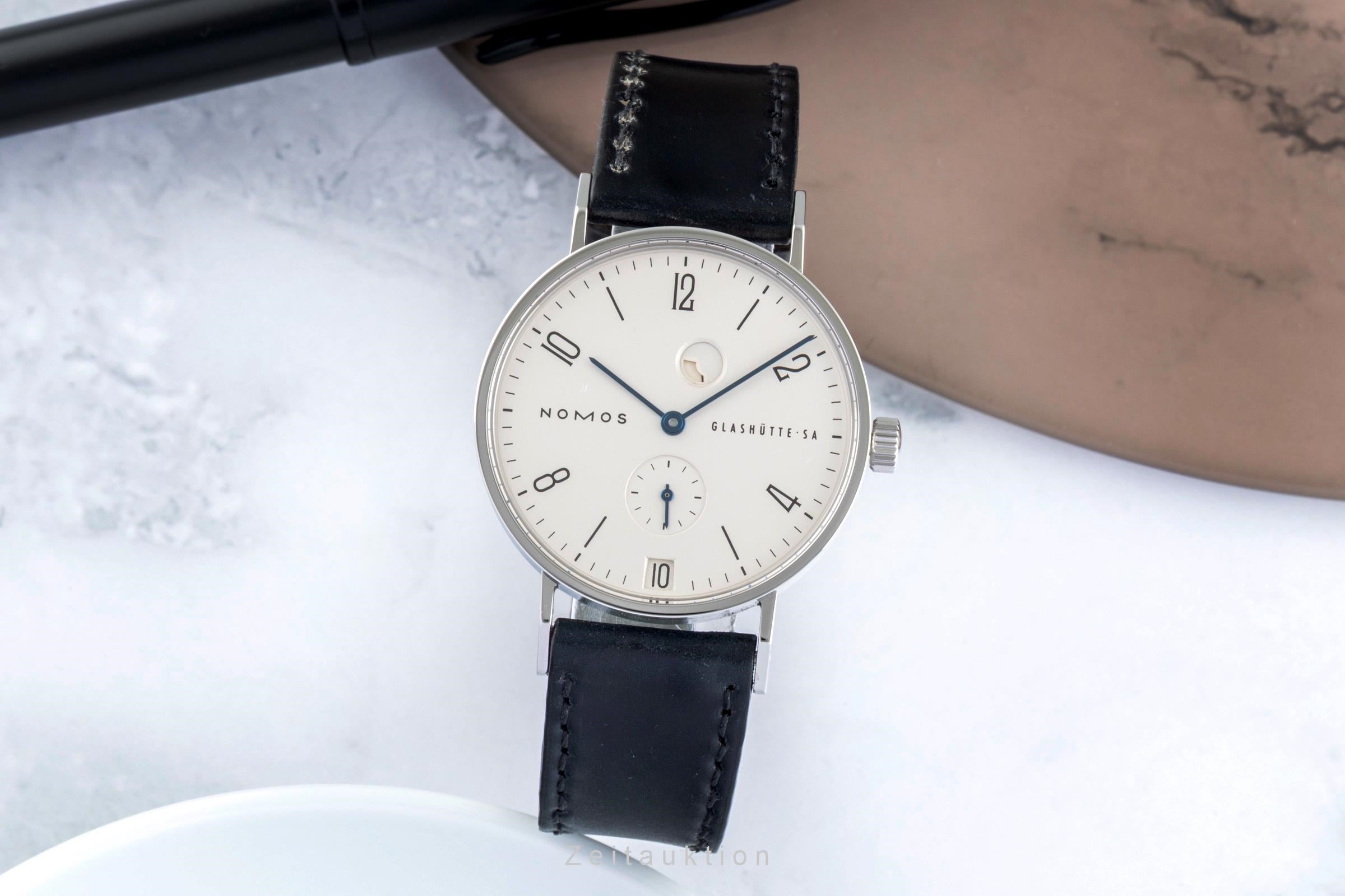 Nomos Tangente acero cuerda manual reloj para caballeros 131 Limited  [2505211]