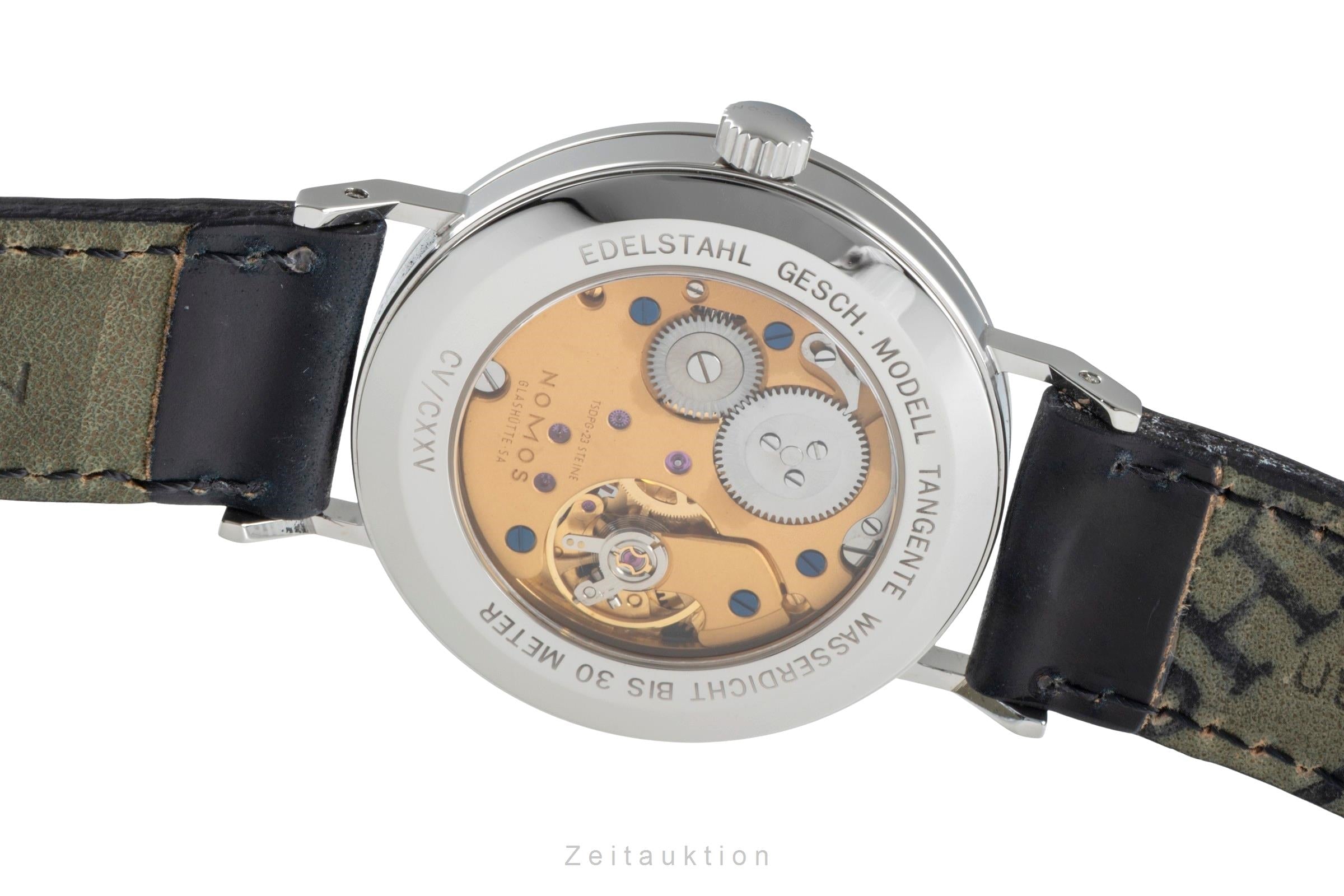 Nomos Tangente acero cuerda manual reloj para caballeros 131 Limited  [2505211]