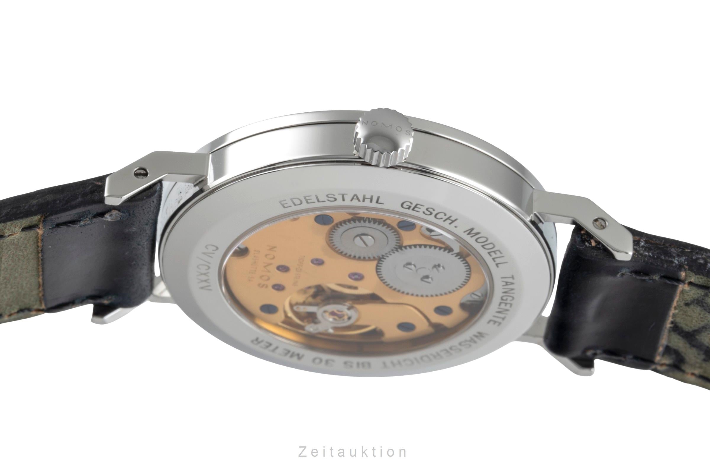Nomos Tangente acero cuerda manual reloj para caballeros 131 Limited  [2505211]