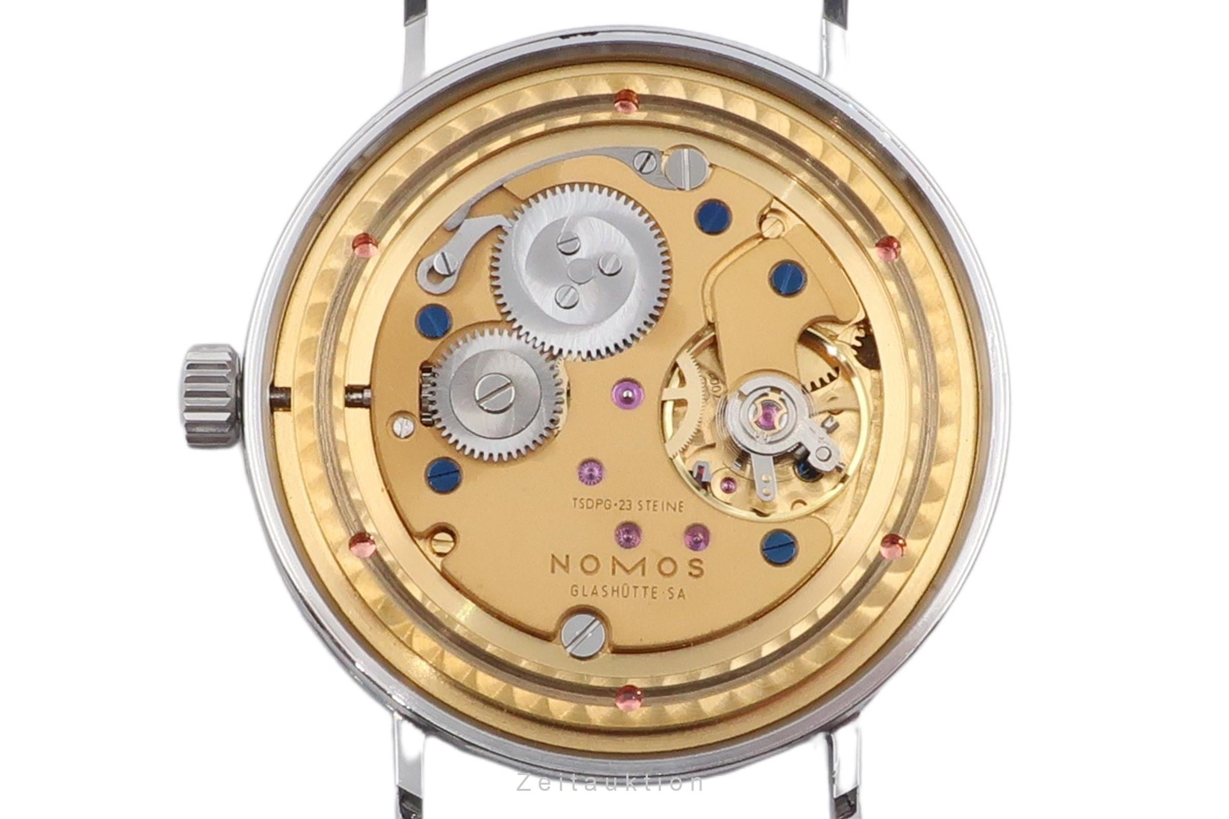 Nomos Tangente acero cuerda manual reloj para caballeros 131 Limited  [2505211]
