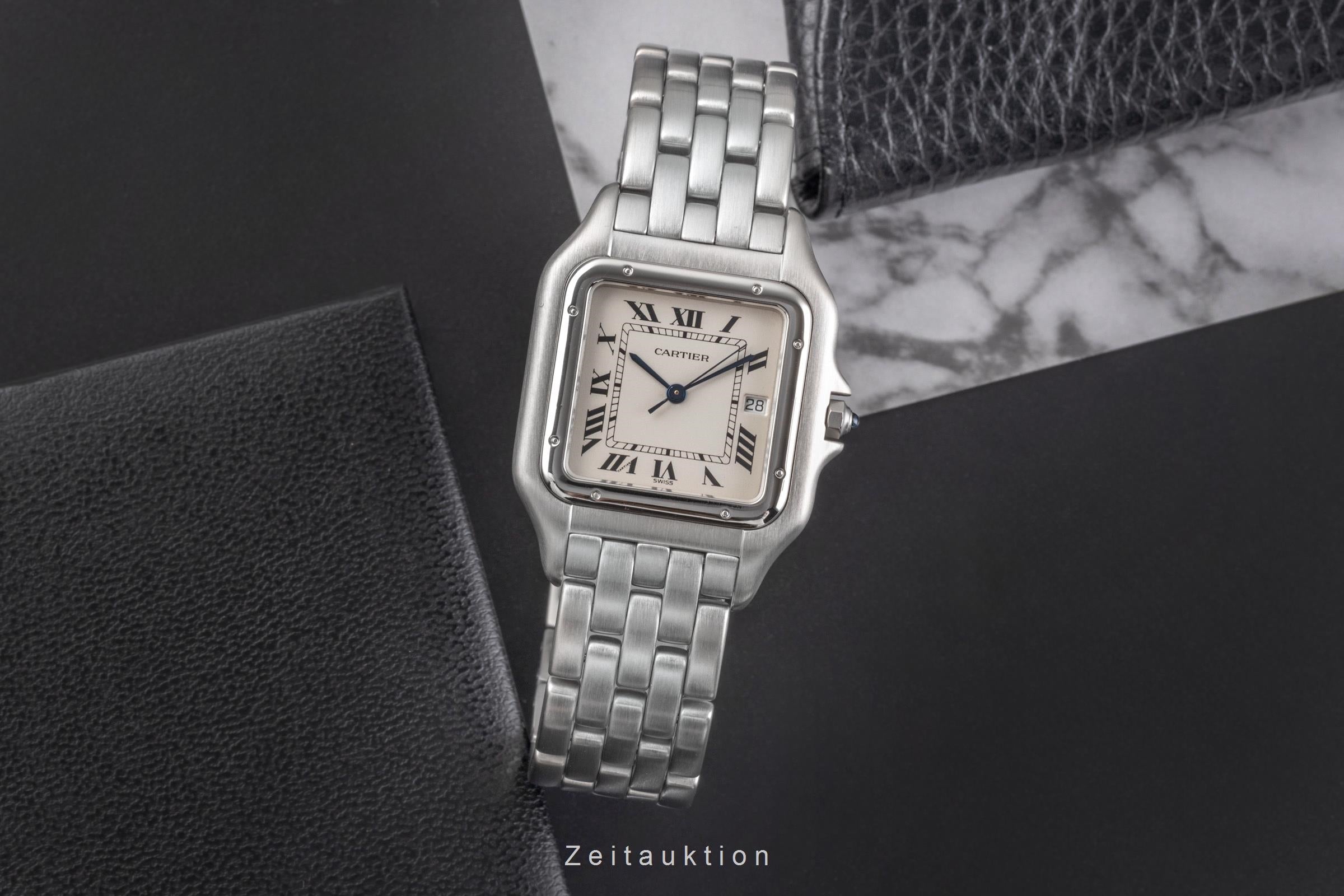 Cartier Panthere acier quartz montre pour hommes W25032F5  [2505213]