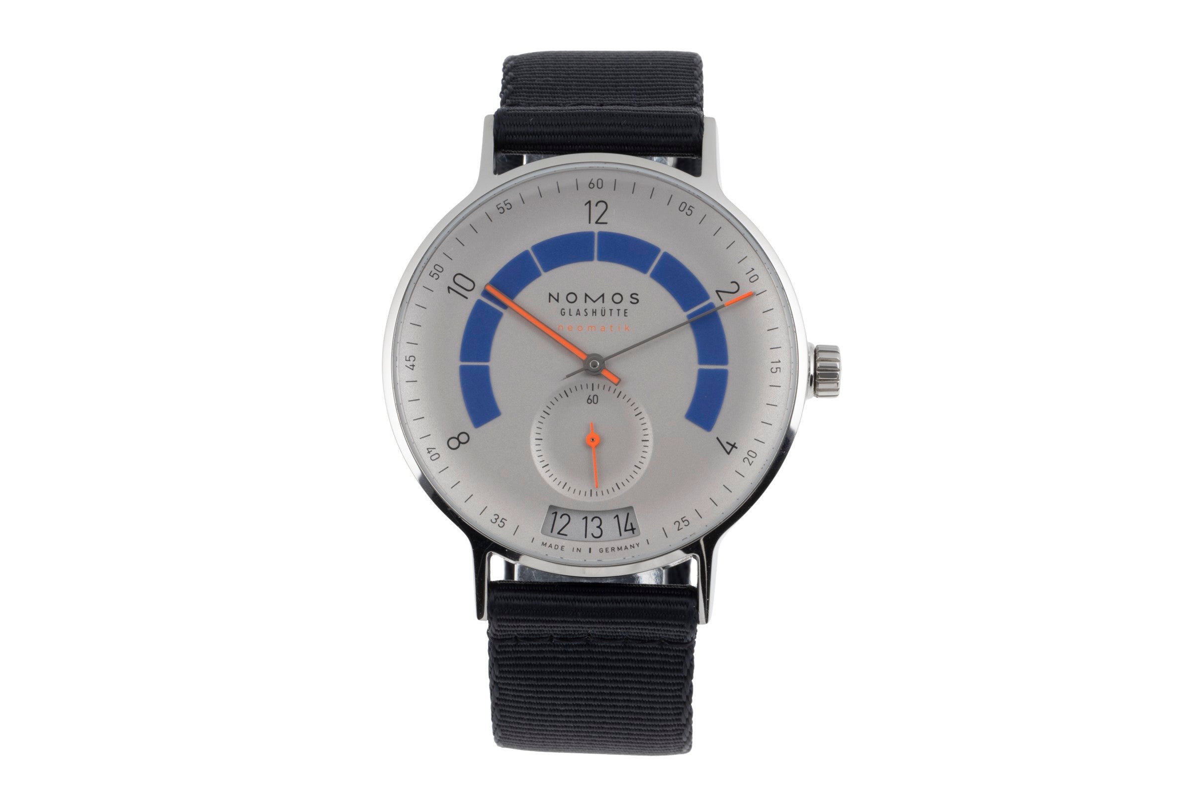 Nomos Autobahn steel automatic men's watch 1303 LP: 4240EUR  [2505214]