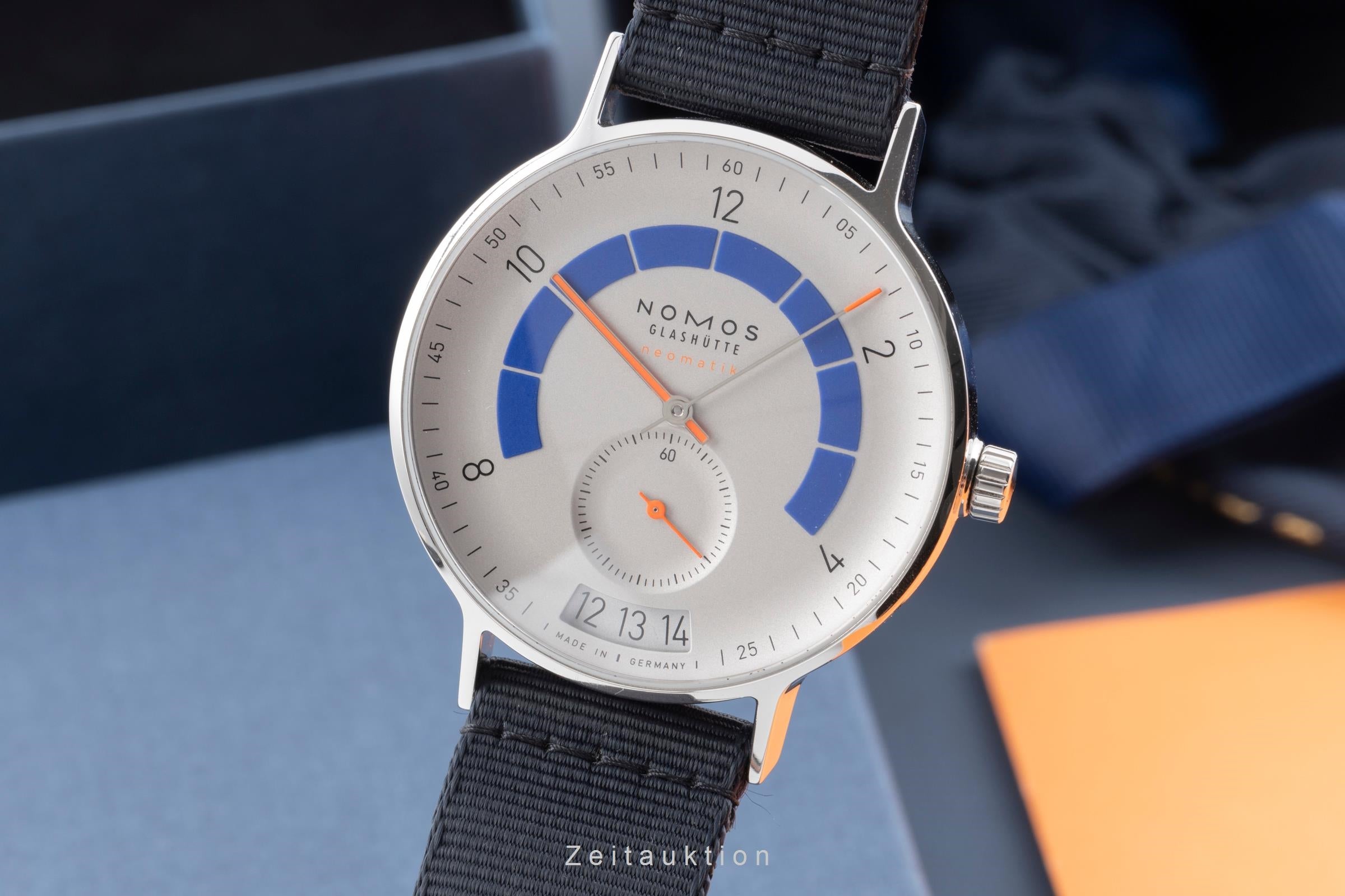 Nomos Autobahn steel automatic men's watch 1303 LP: 4240EUR  [2505214]
