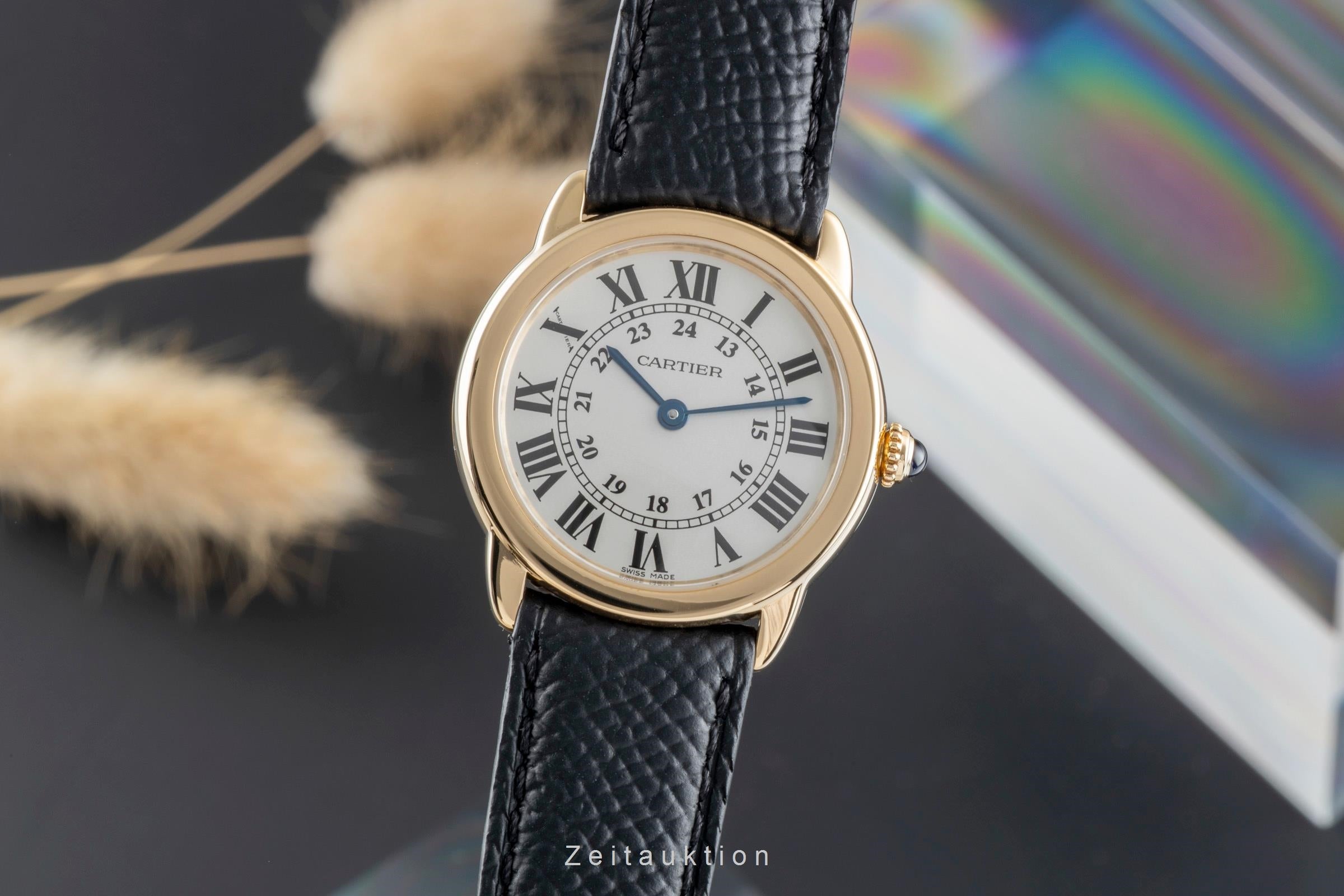 Cartier Ronde Solo or 18 ct quartz montre pour femmes W6700355, 2987 LP: 9650EUR  [2505215]