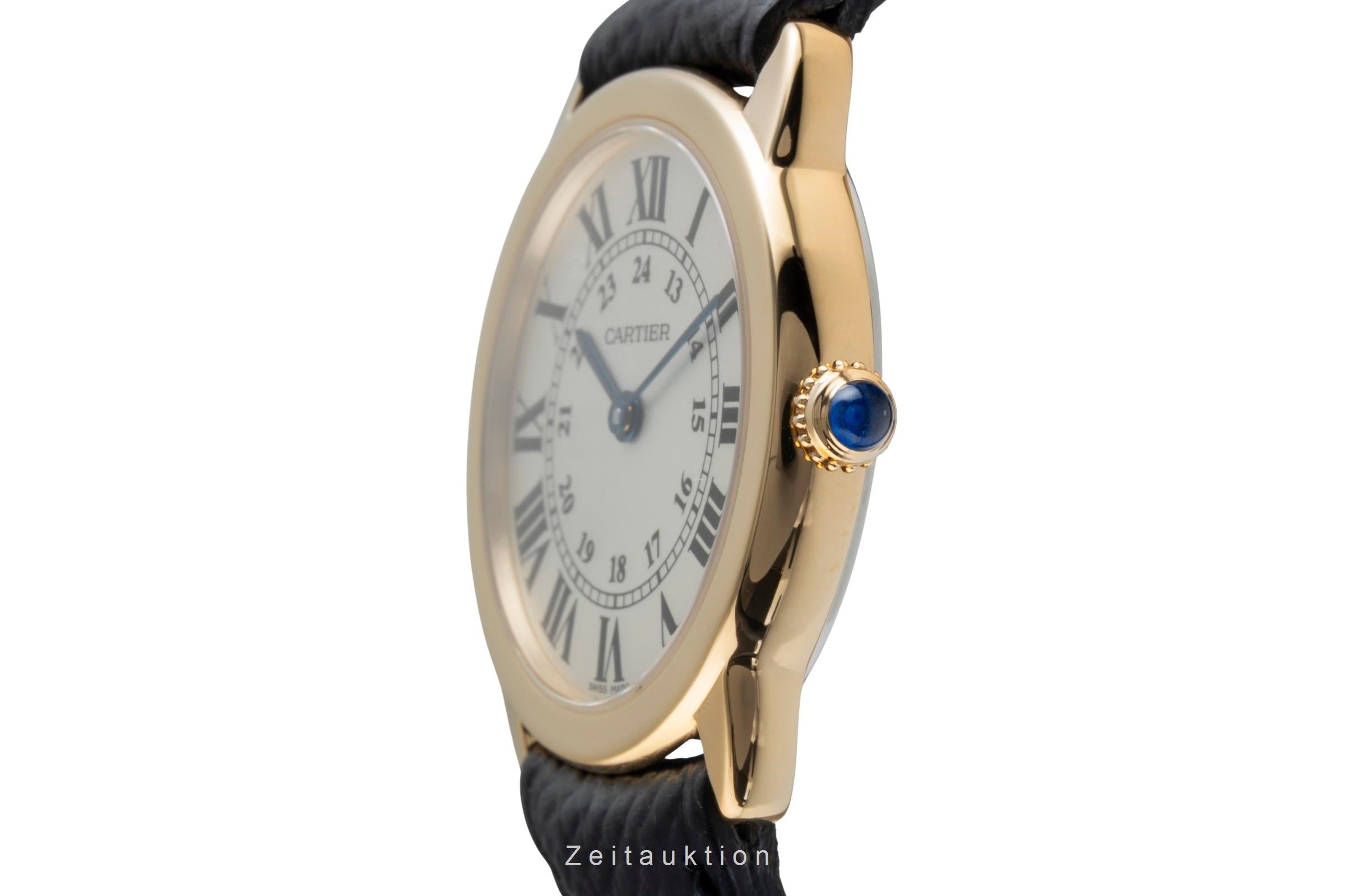 Cartier Lady Ronde Solo 18K (0,750) Gold/Stahl Damenuhr Ref. W6700355 VP: 9650 € [2505215]