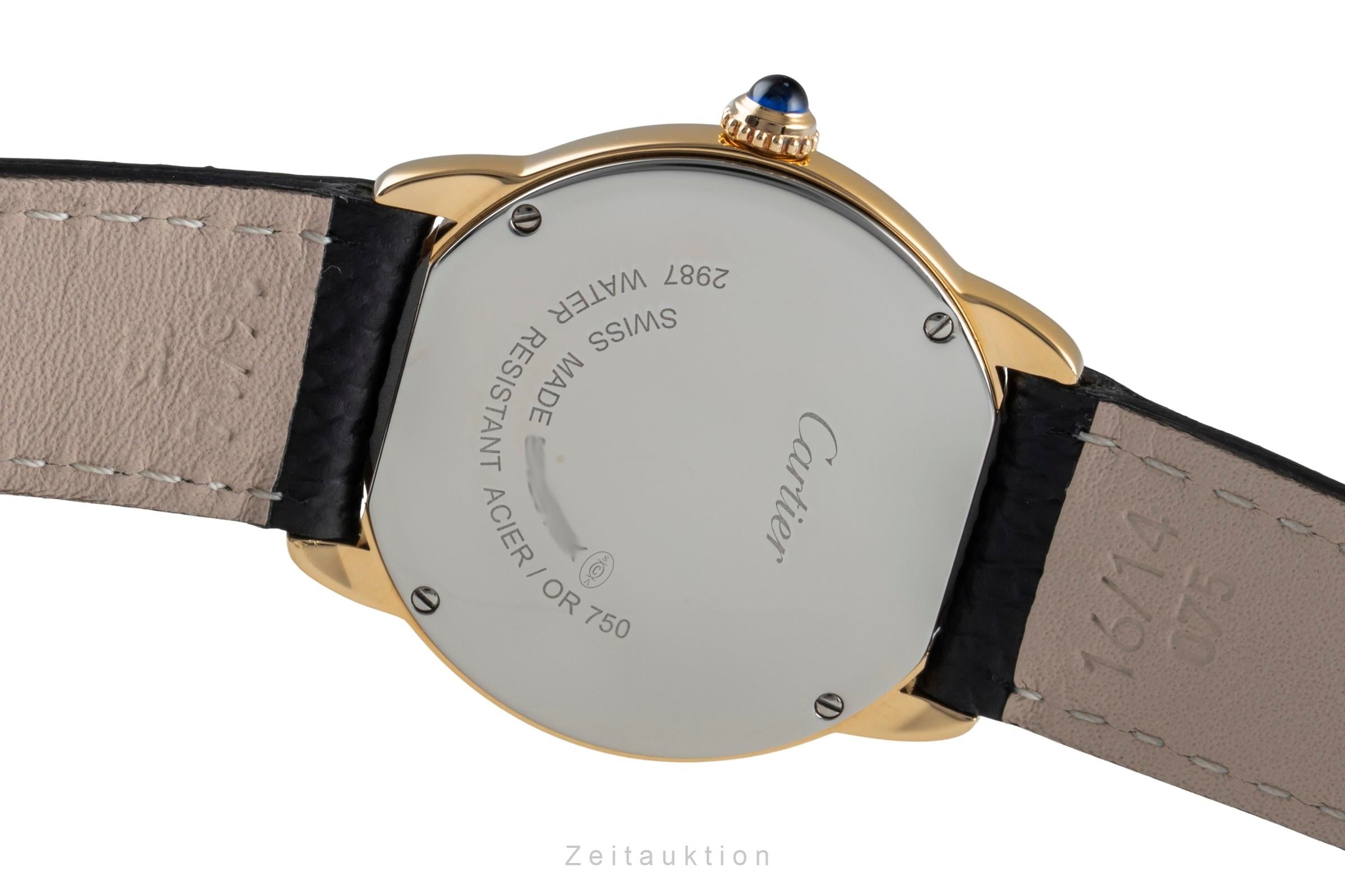 Cartier Lady Ronde Solo 18K (0,750) Gold/Stahl Damenuhr Ref. W6700355 VP: 9650 € [2505215]