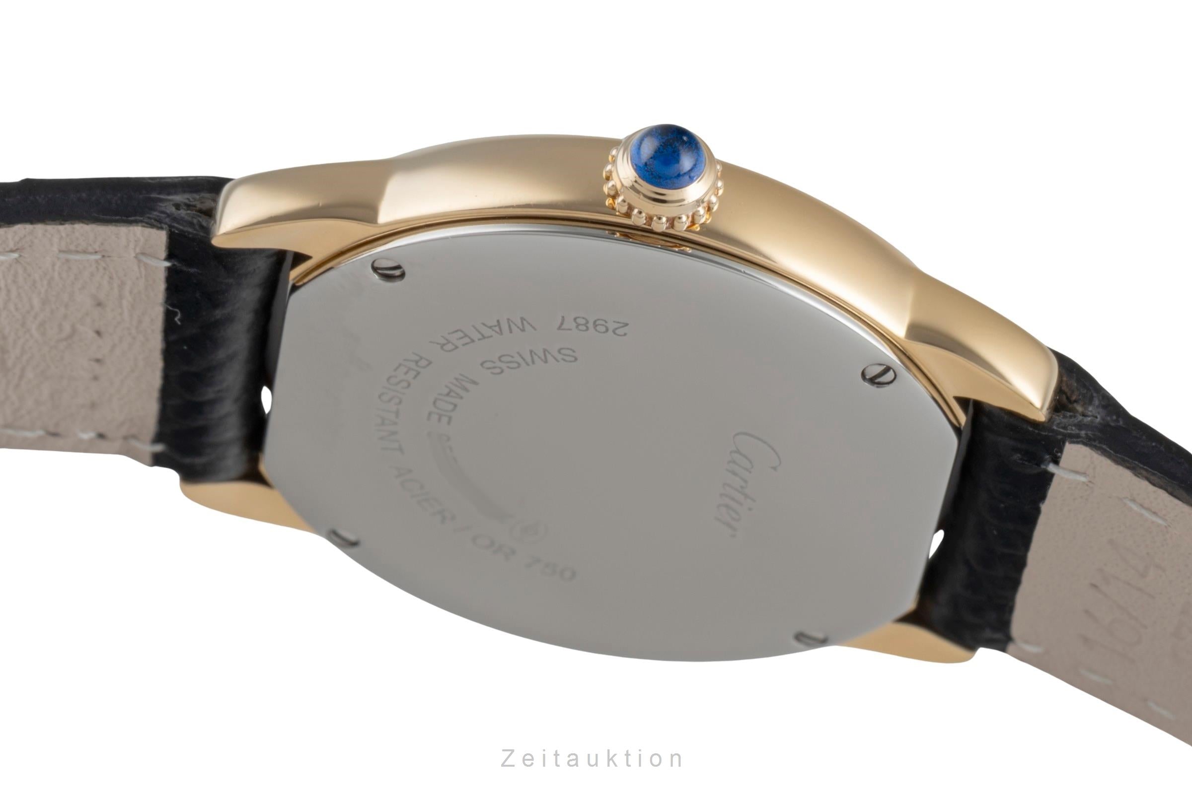 Cartier Lady Ronde Solo 18K (0,750) Gold/Stahl Damenuhr Ref. W6700355 VP: 9650 € [2505215]