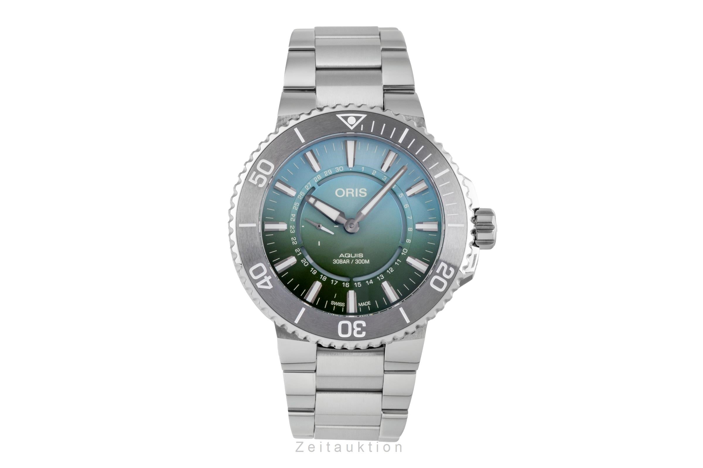 Oris Aquis Date steel automatic men's watch 01 743 7734 4197 LP: 2900EUR Limited  [2505217]