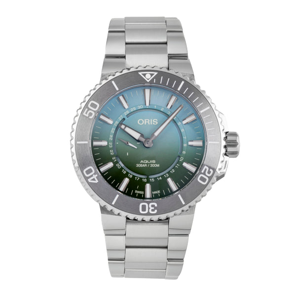 Oris Aquis Date steel automatic men's watch 01 743 7734 4197 LP: 2900EUR Limited  [2505217]