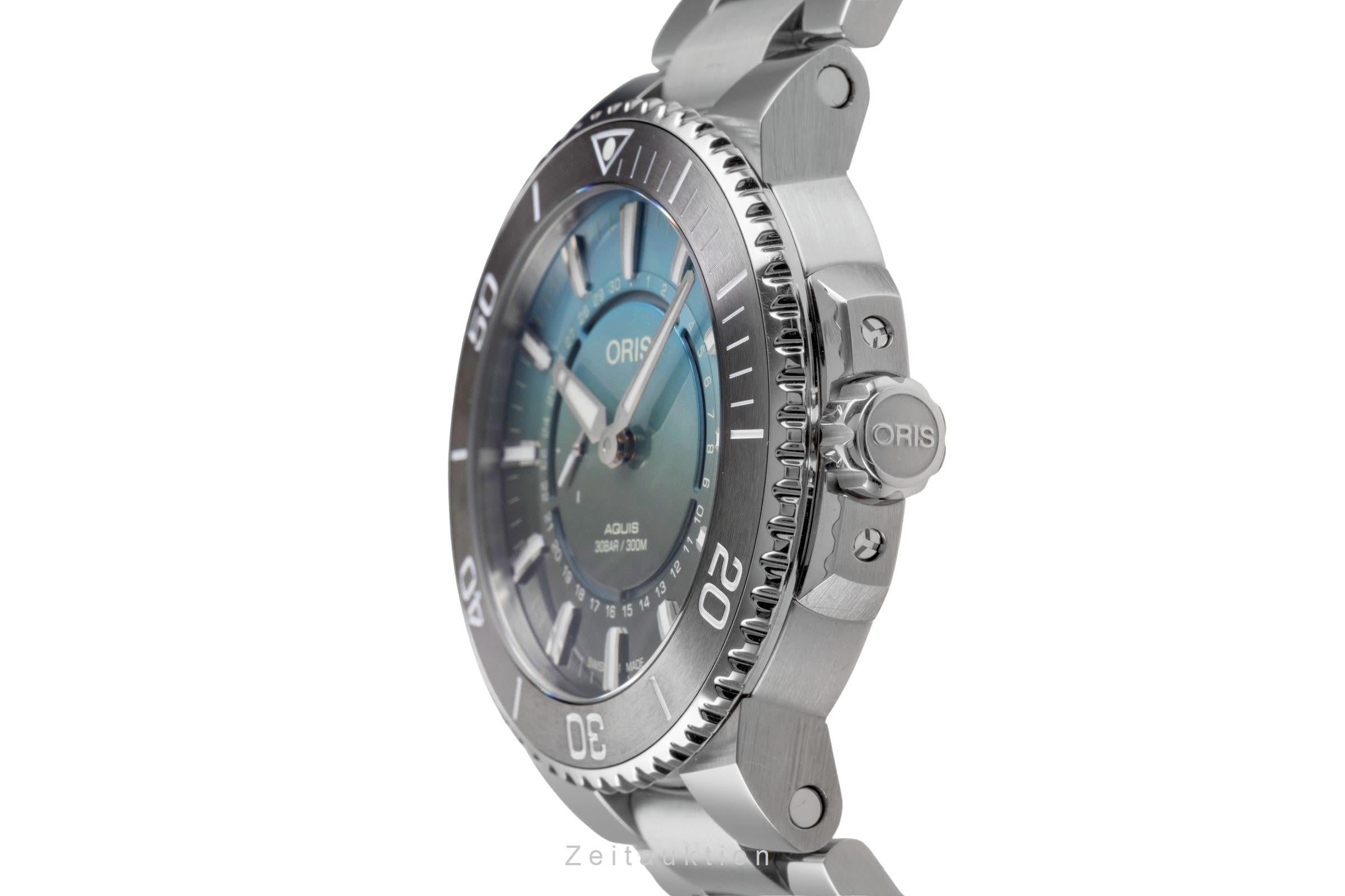 Oris Aquis Date steel automatic men's watch 01 743 7734 4197 LP: 2900EUR Limited  [2505217]