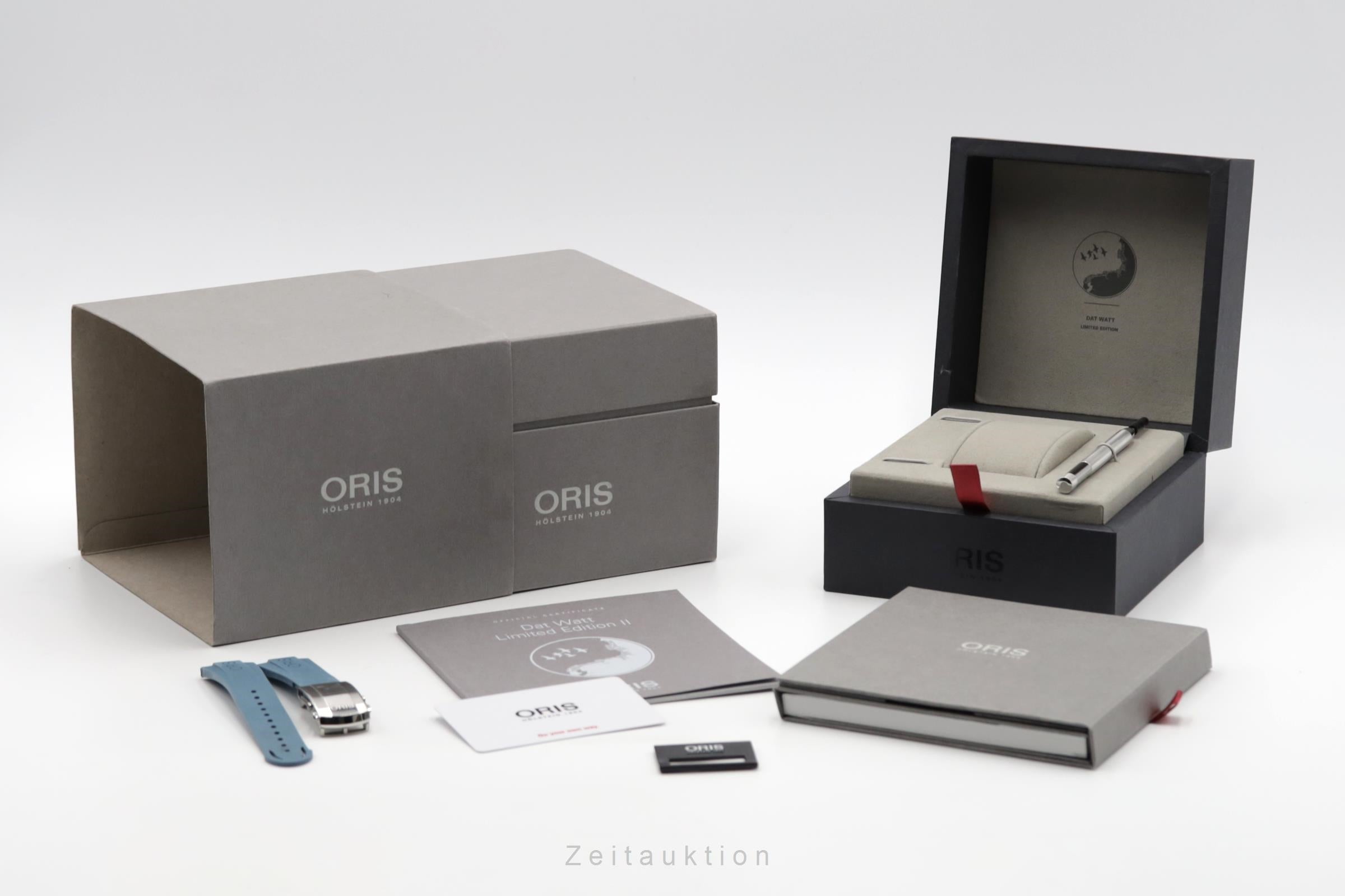Oris Aquis Date steel automatic men's watch 01 743 7734 4197 LP: 2900EUR Limited  [2505217]