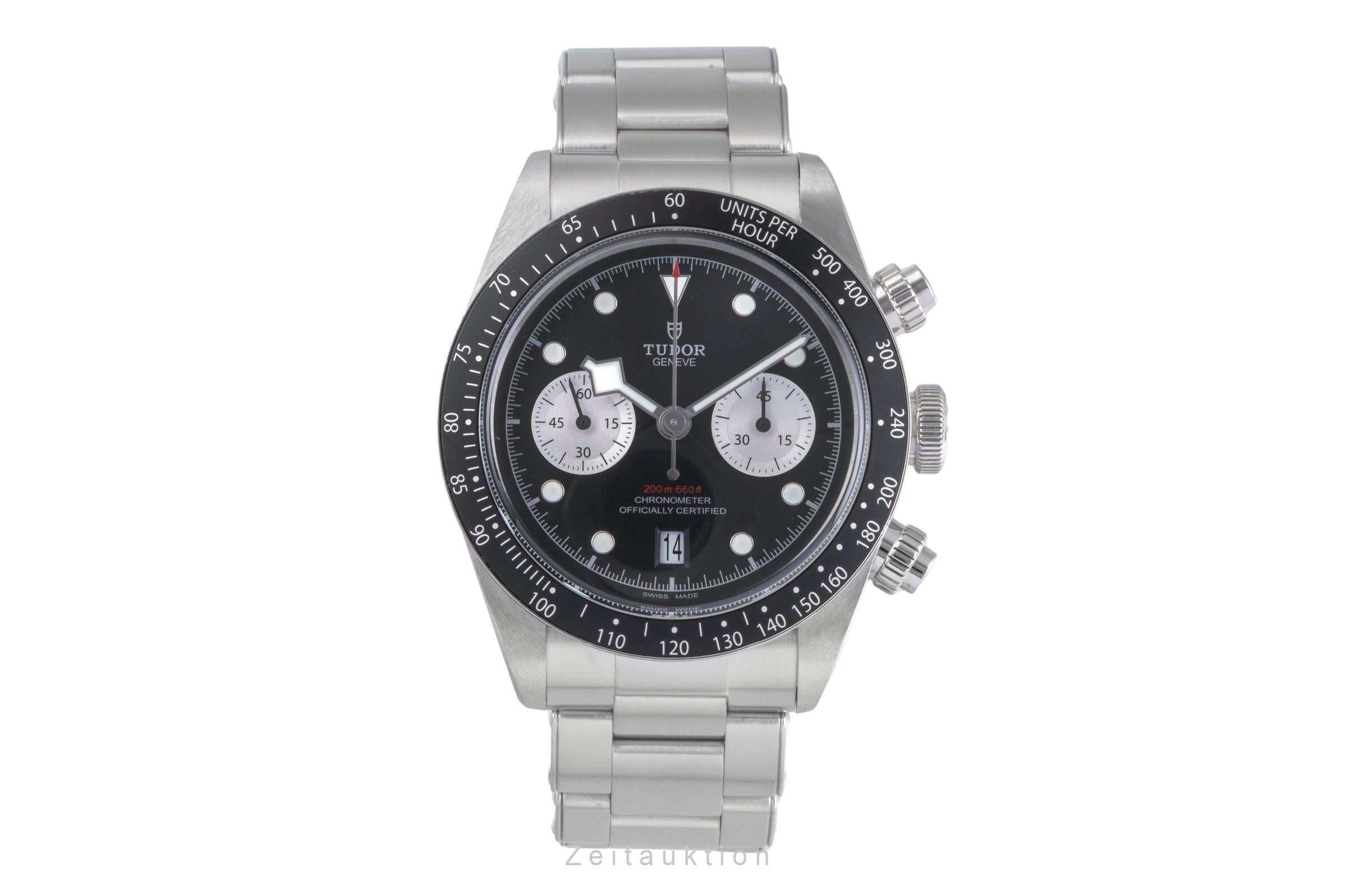 Tudor Black Bay cronografo acciaio automatismo orologio da uomo 79360N-0001 LP: 5760EUR  [2505220]