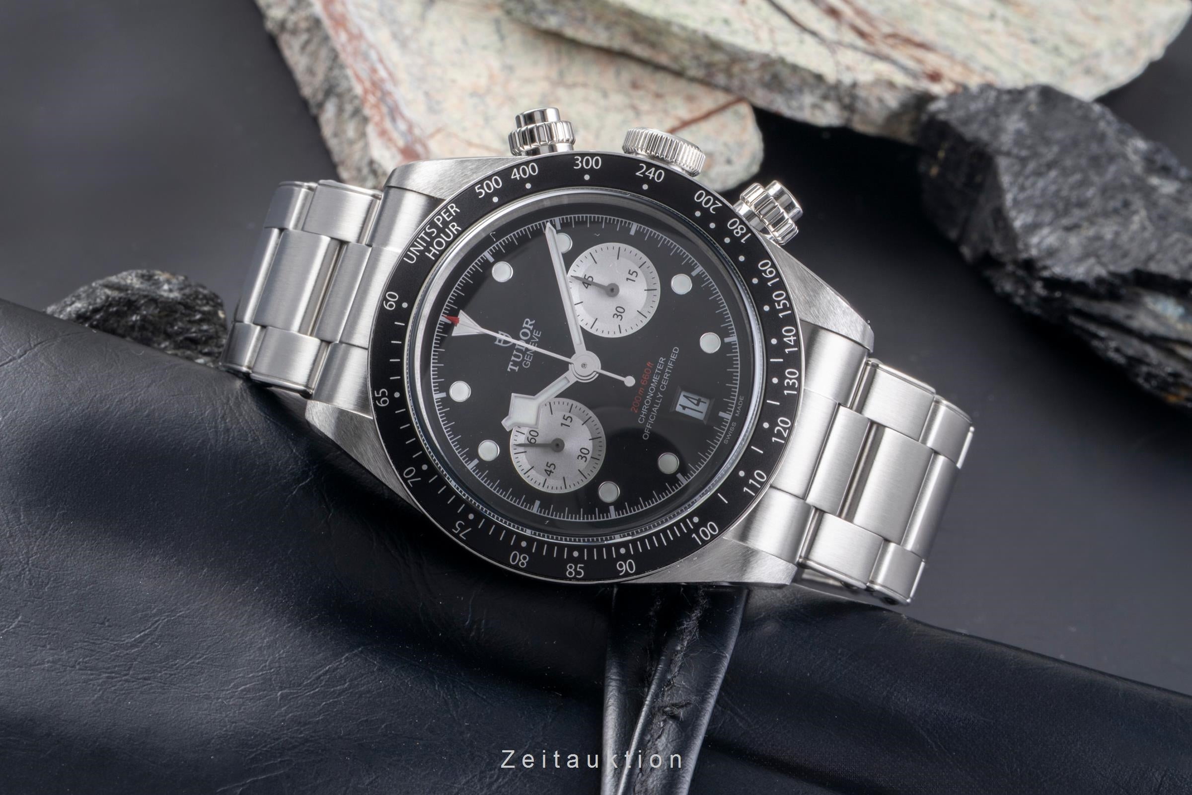Tudor Black Bay cronografo acciaio automatismo orologio da uomo 79360N-0001 LP: 5760EUR  [2505220]