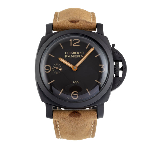 Panerai Luminor  aluminium  à remontage manuel montre pour hommes PAM00375 LP: 12500EUR Limited  [2505222]
