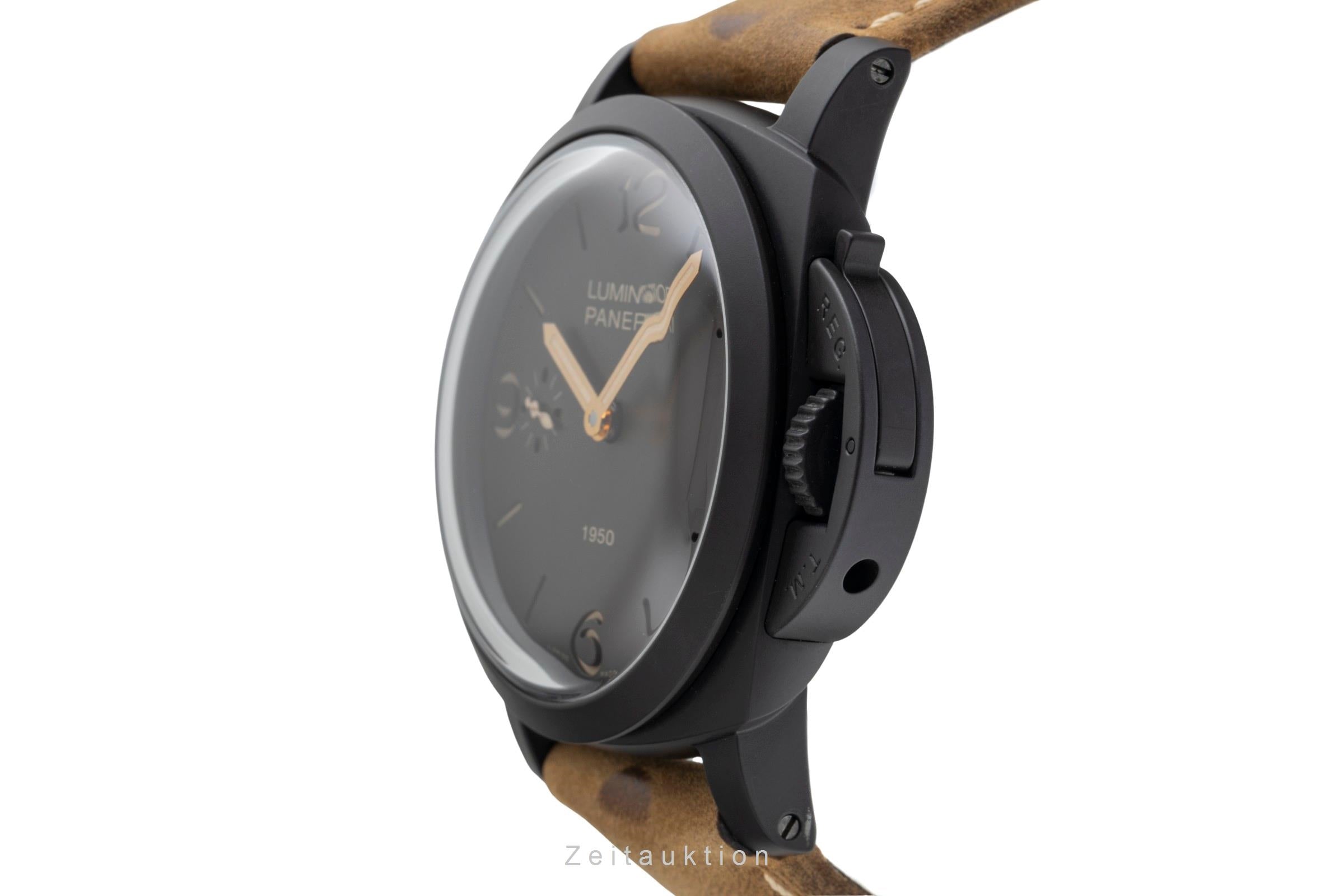 Panerai Luminor  aluminium  à remontage manuel montre pour hommes PAM00375 LP: 12500EUR Limited  [2505222]