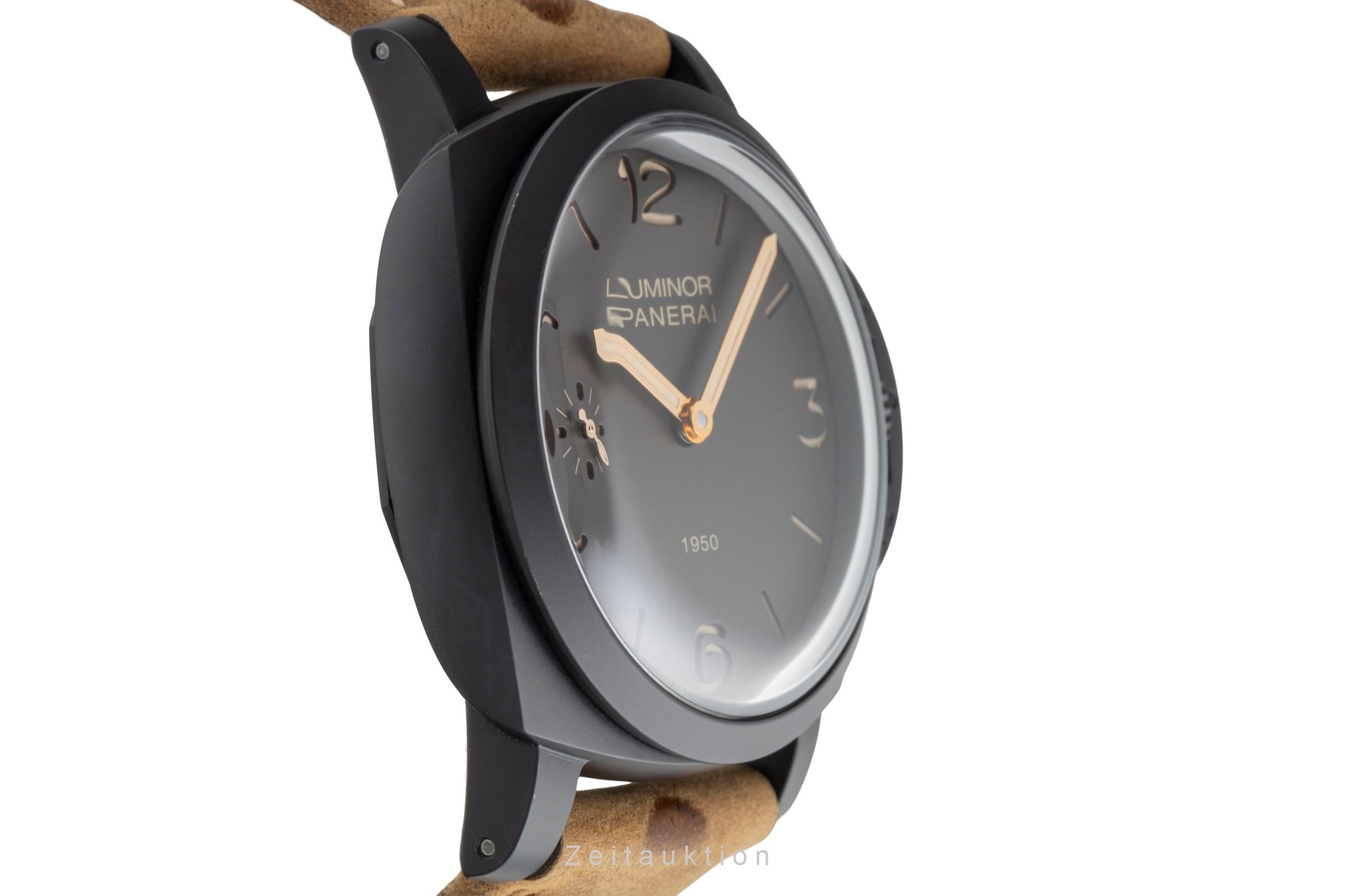 Panerai Luminor  aluminium  à remontage manuel montre pour hommes PAM00375 LP: 12500EUR Limited  [2505222]