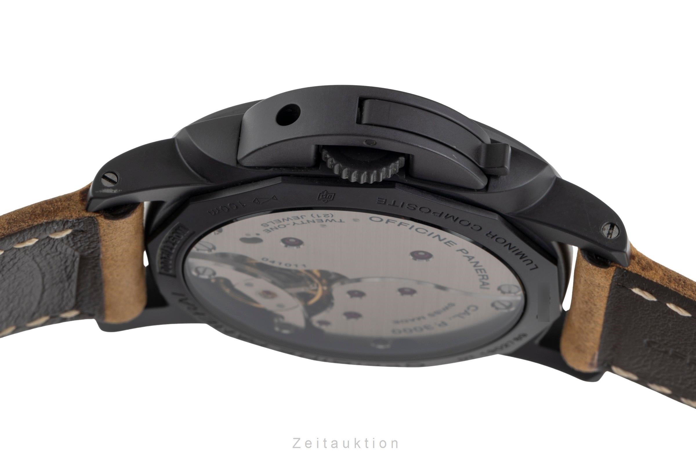 Panerai Luminor  aluminium  à remontage manuel montre pour hommes PAM00375 LP: 12500EUR Limited  [2505222]