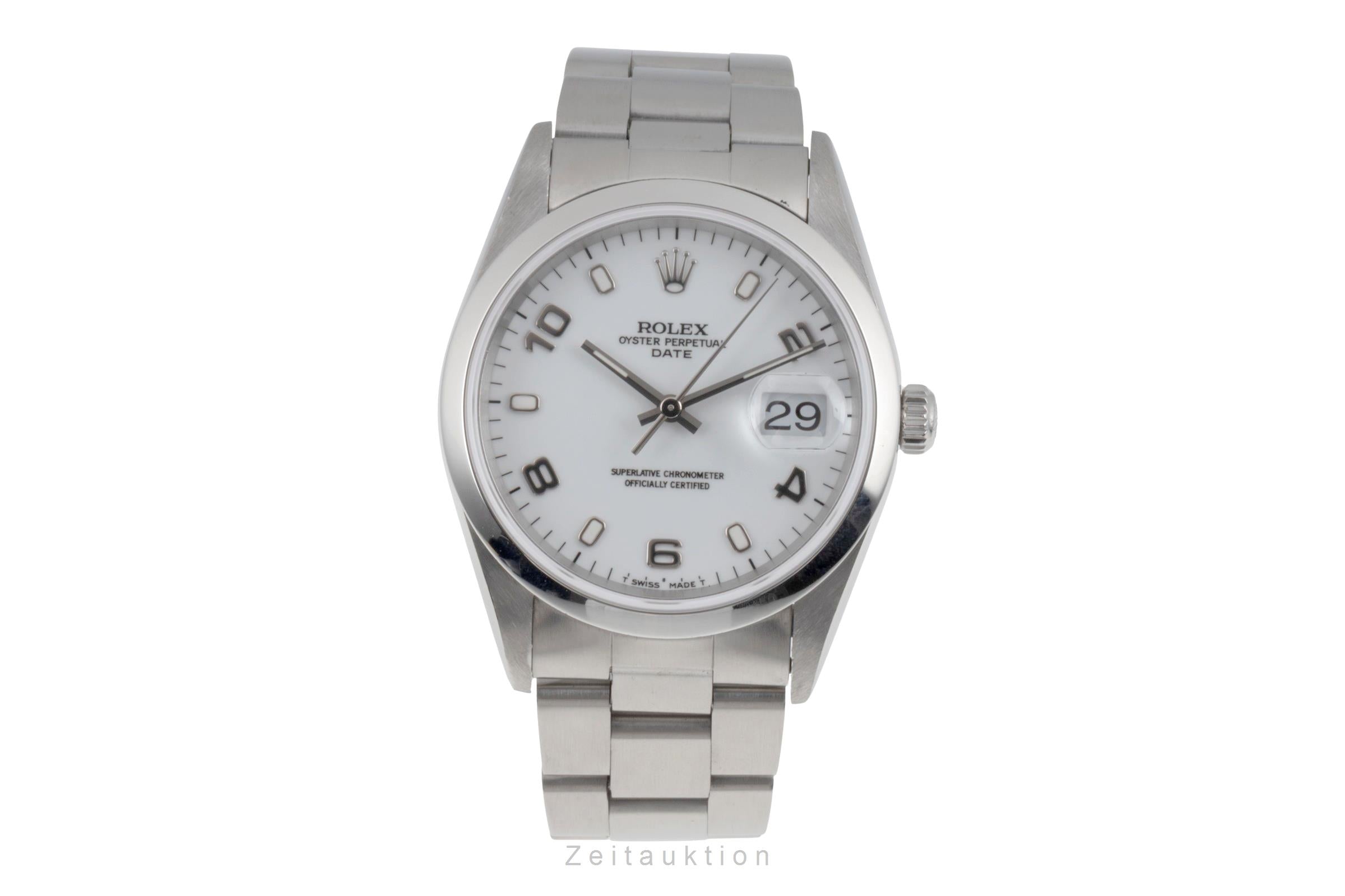 Rolex Date steel automatic men's watch 15200  [2505225]