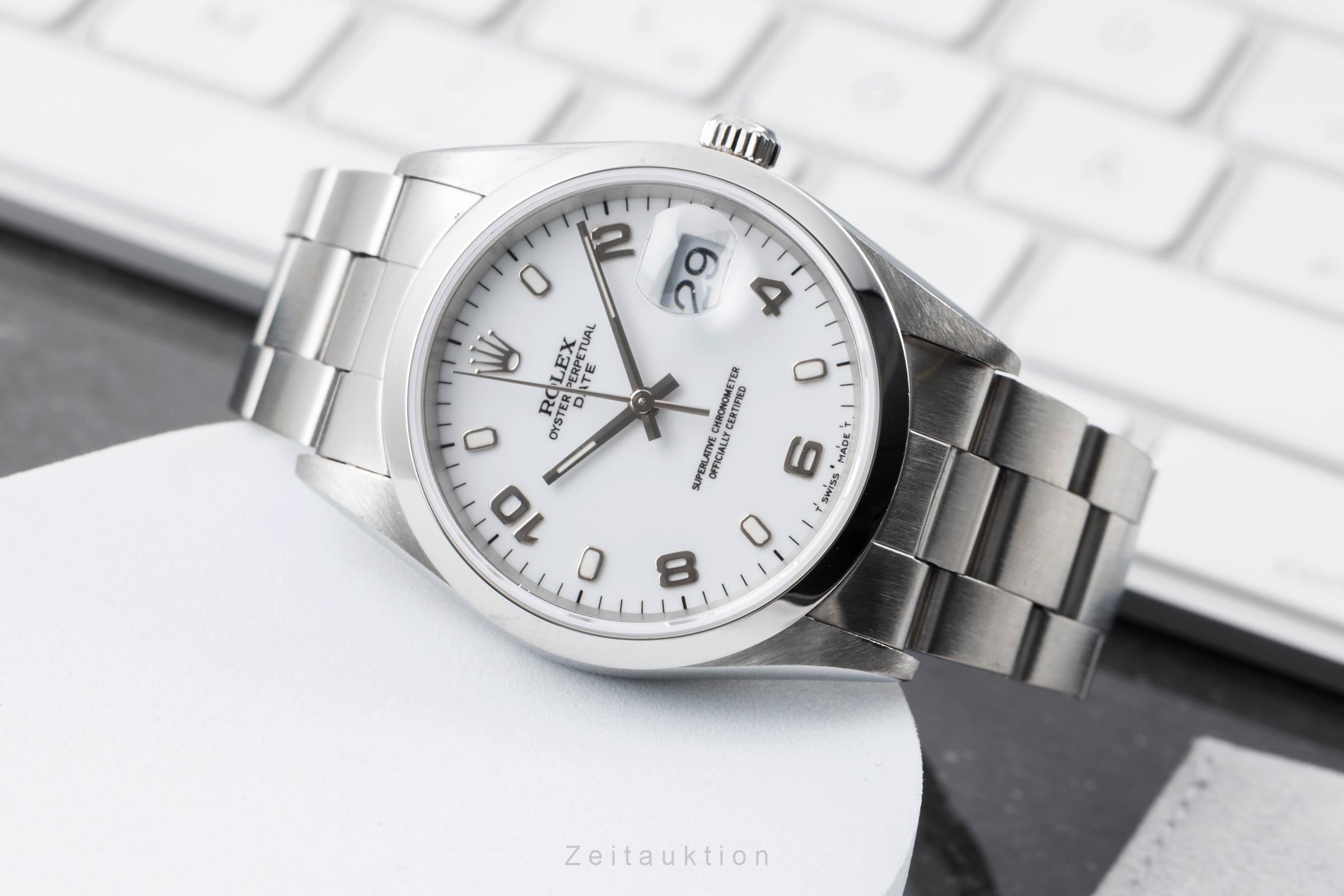 Rolex Date steel automatic men's watch 15200  [2505225]