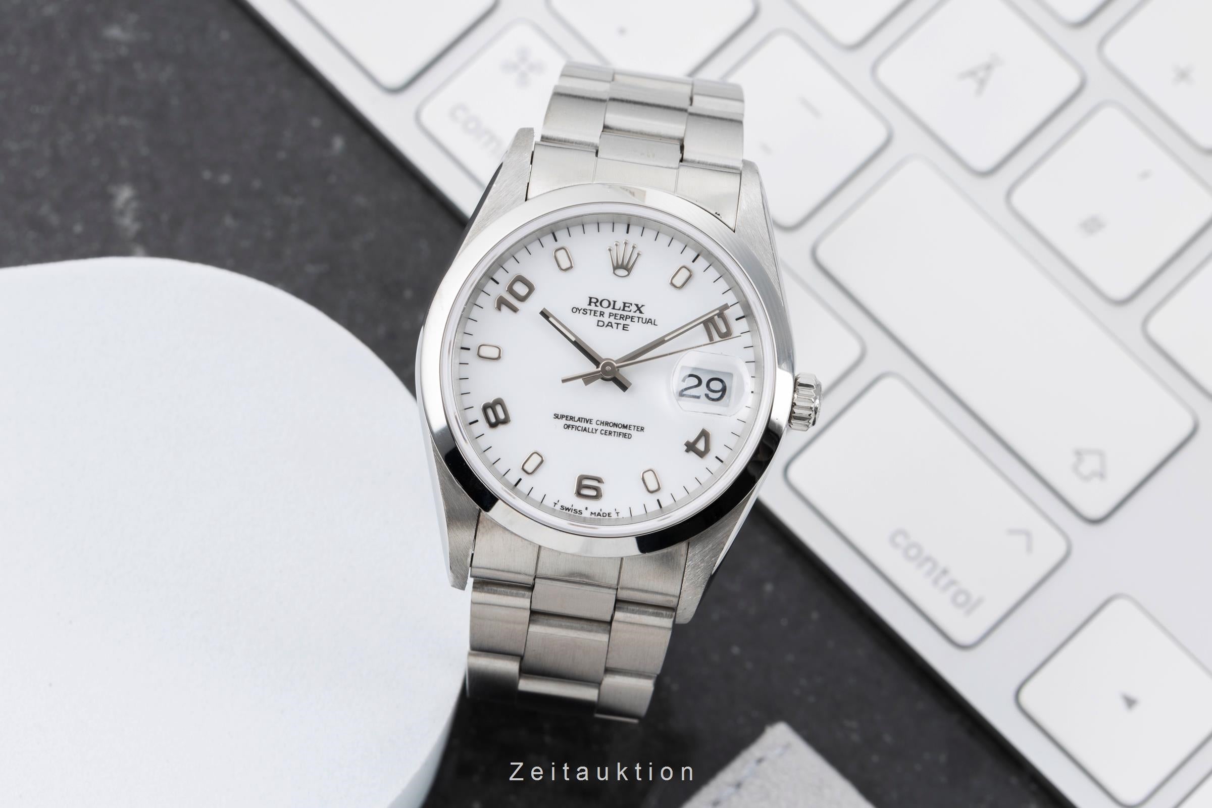 Rolex Date steel automatic men's watch 15200  [2505225]