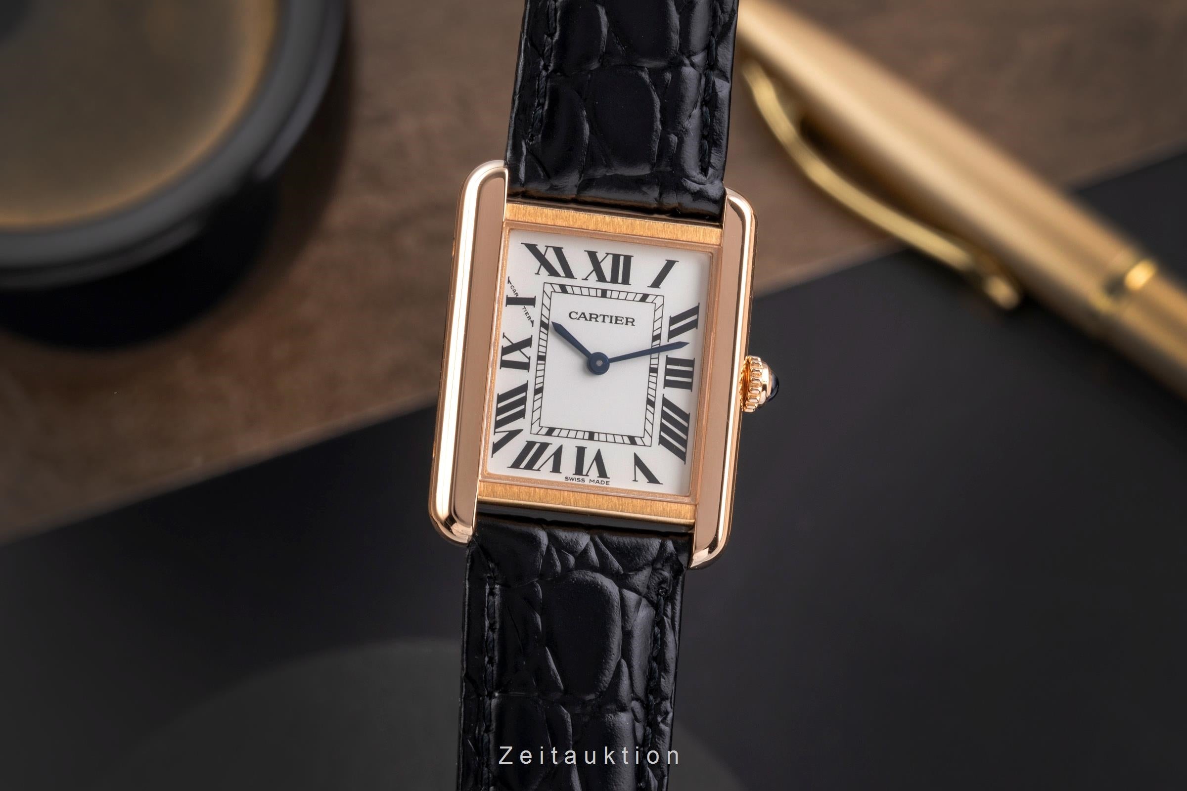 Cartier Tank 18 ct red gold quartz 157 W5200024 2505228