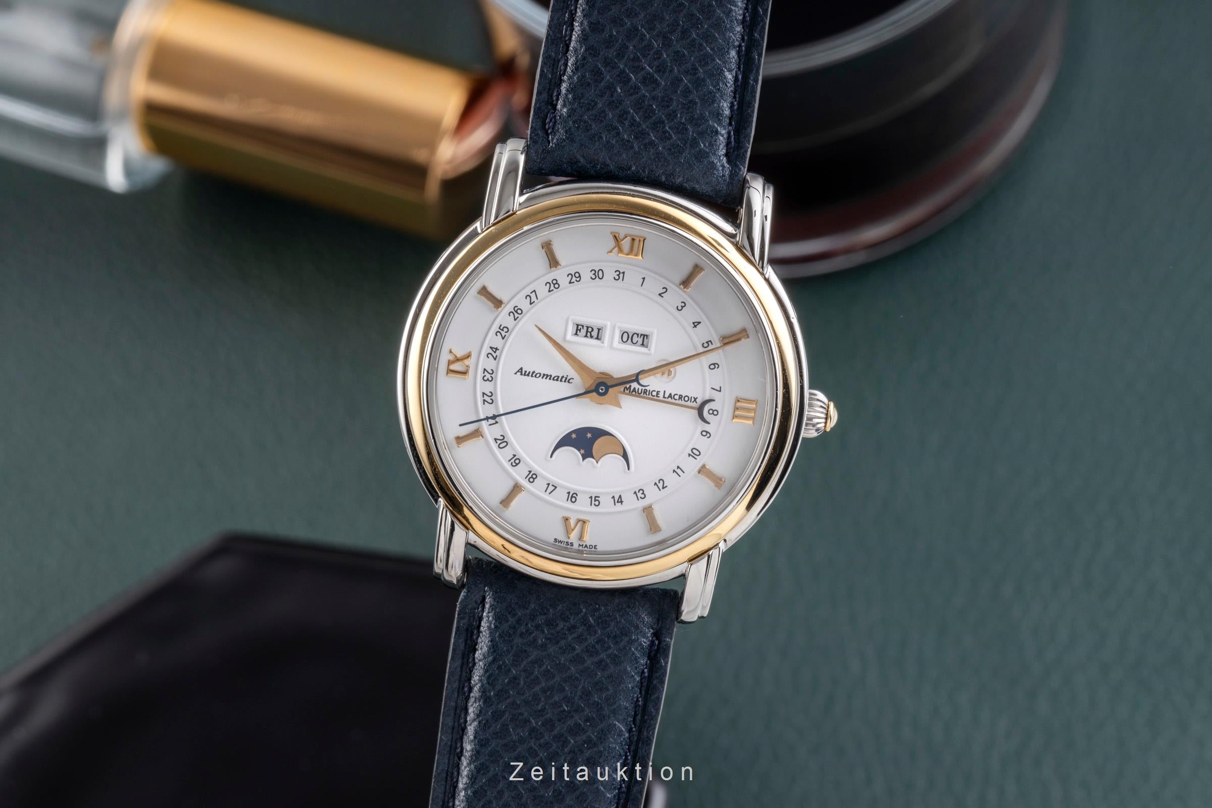 Maurice Lacroix Masterpiece steel / gold automatic men's watch 37757  [2505229]