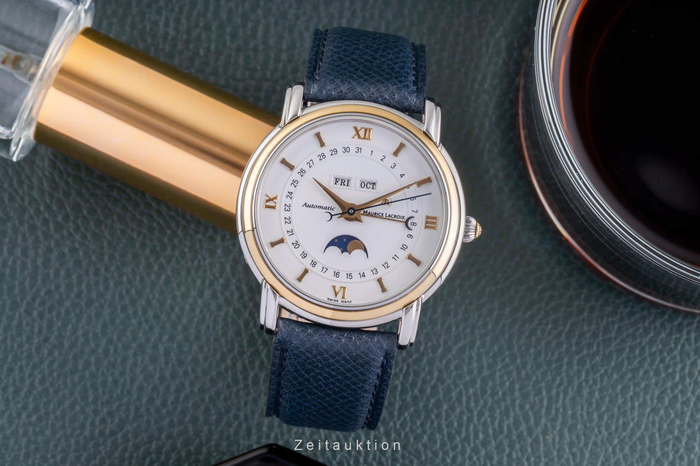 Maurice Lacroix Masterpiece steel / gold automatic men's watch 37757  [2505229]
