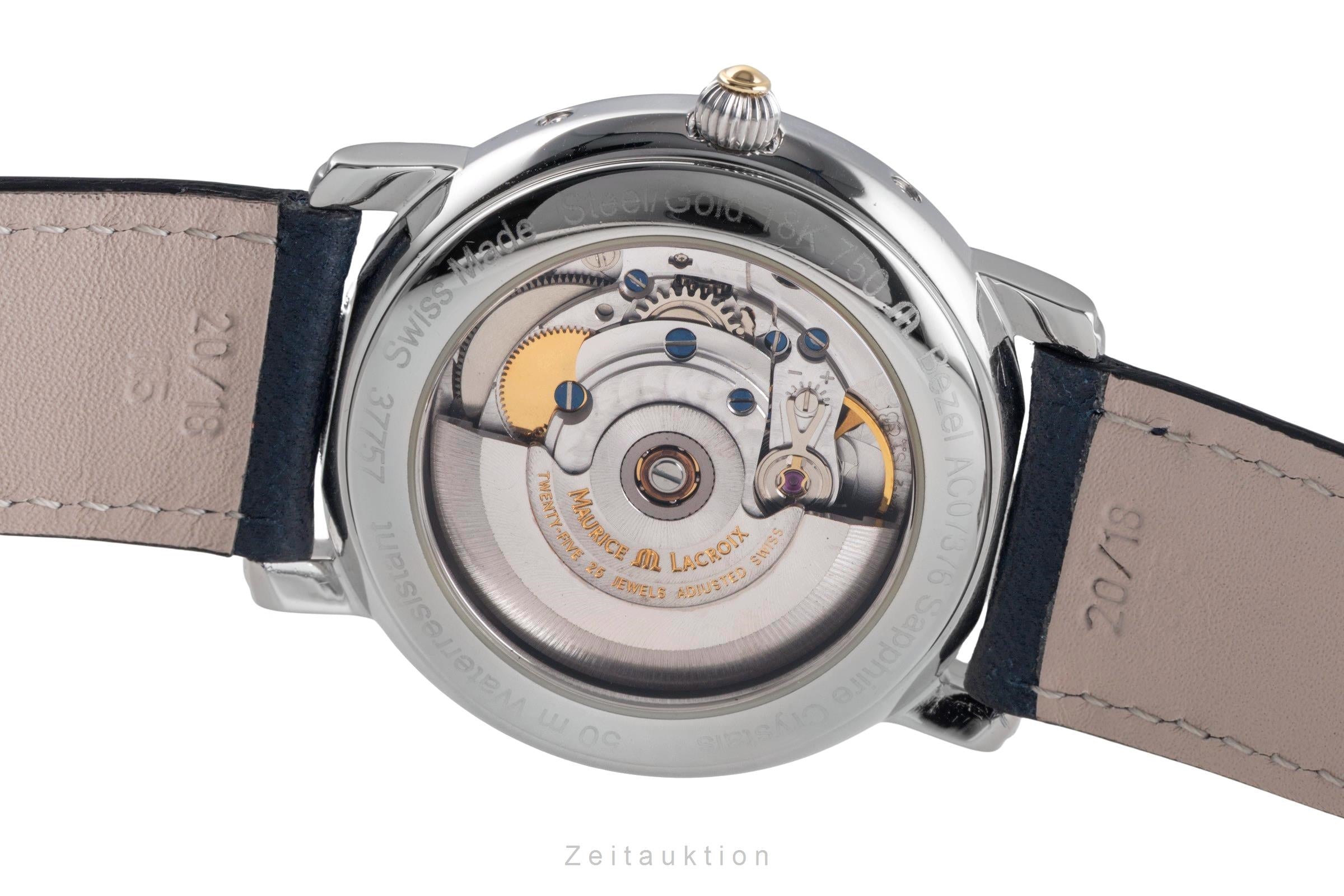 Maurice Lacroix Masterpiece steel / gold automatic men's watch 37757  [2505229]