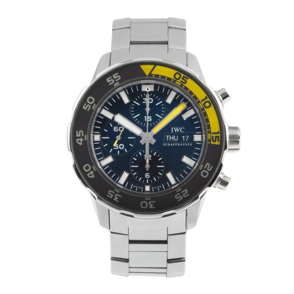 IWC Aquatimer Chronograph Stahl Automatik Herrenuhr Ref. IW376701 B&P 2015 [2505230]