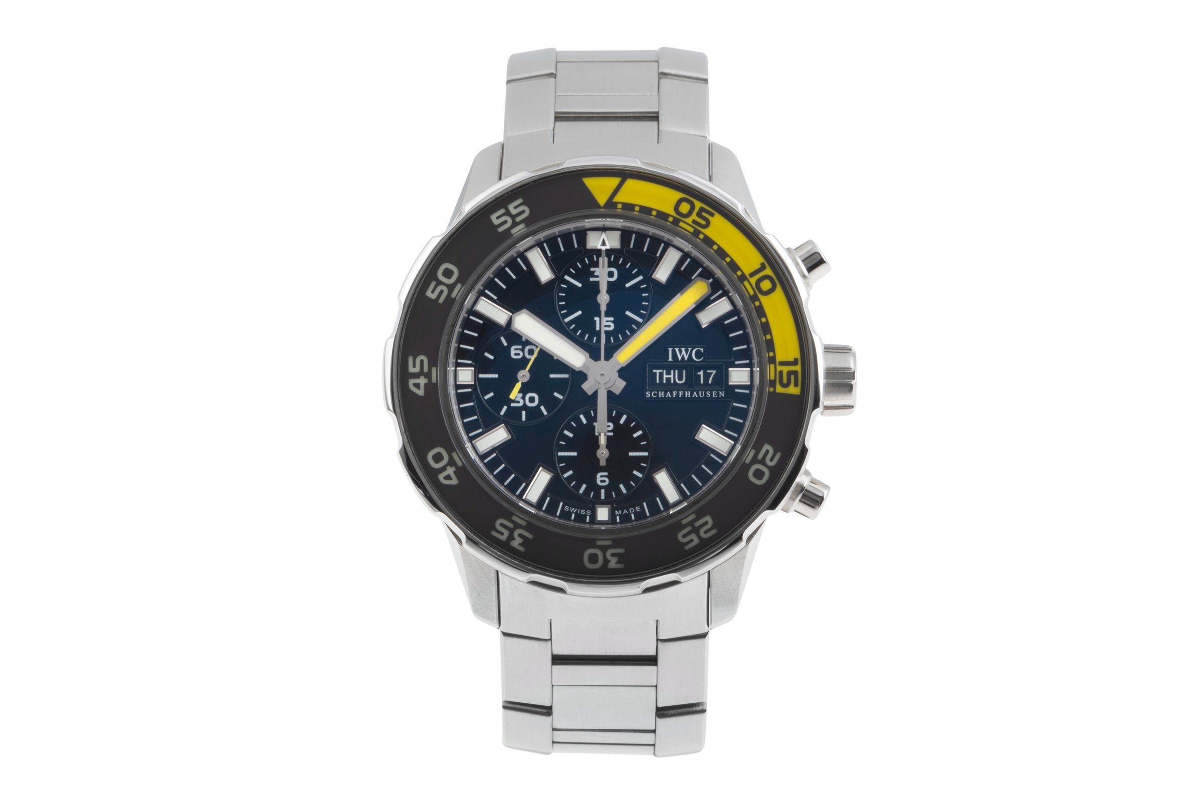 IWC Aquatimer cronografo acciaio automatismo orologio da uomo IW376708  [2505230]