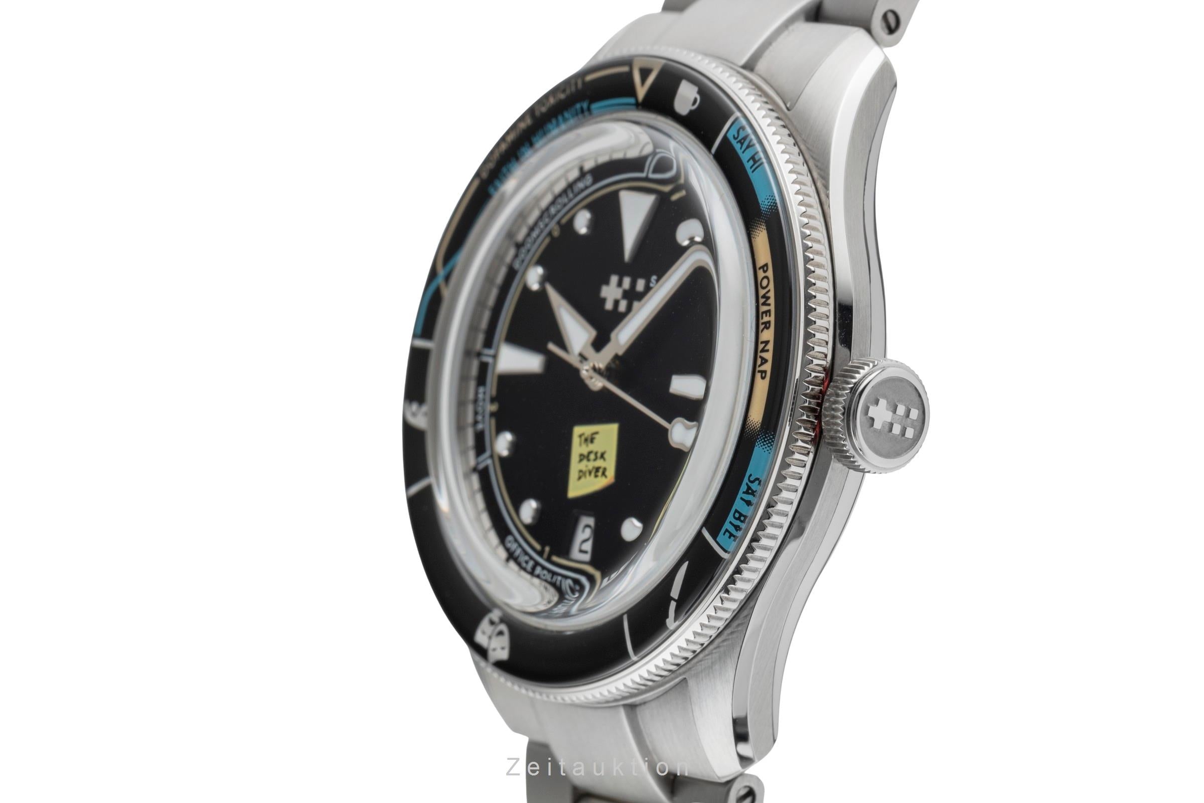Christopher Ward Desk Diver steel automatic men's watch C65-41ADA2-DDK Limited  [2505231]