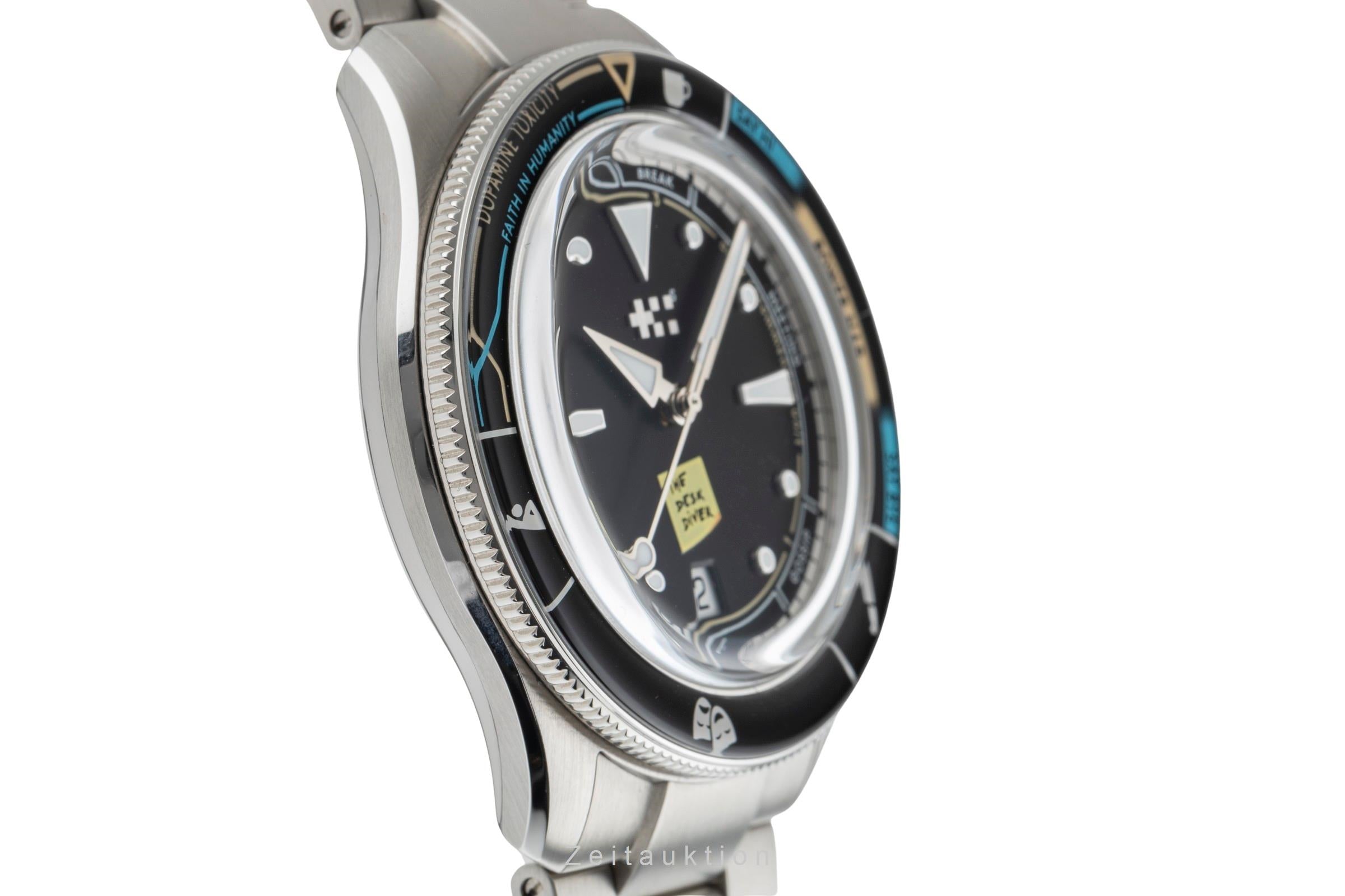 Christopher Ward Desk Diver steel automatic men's watch C65-41ADA2-DDK Limited  [2505231]