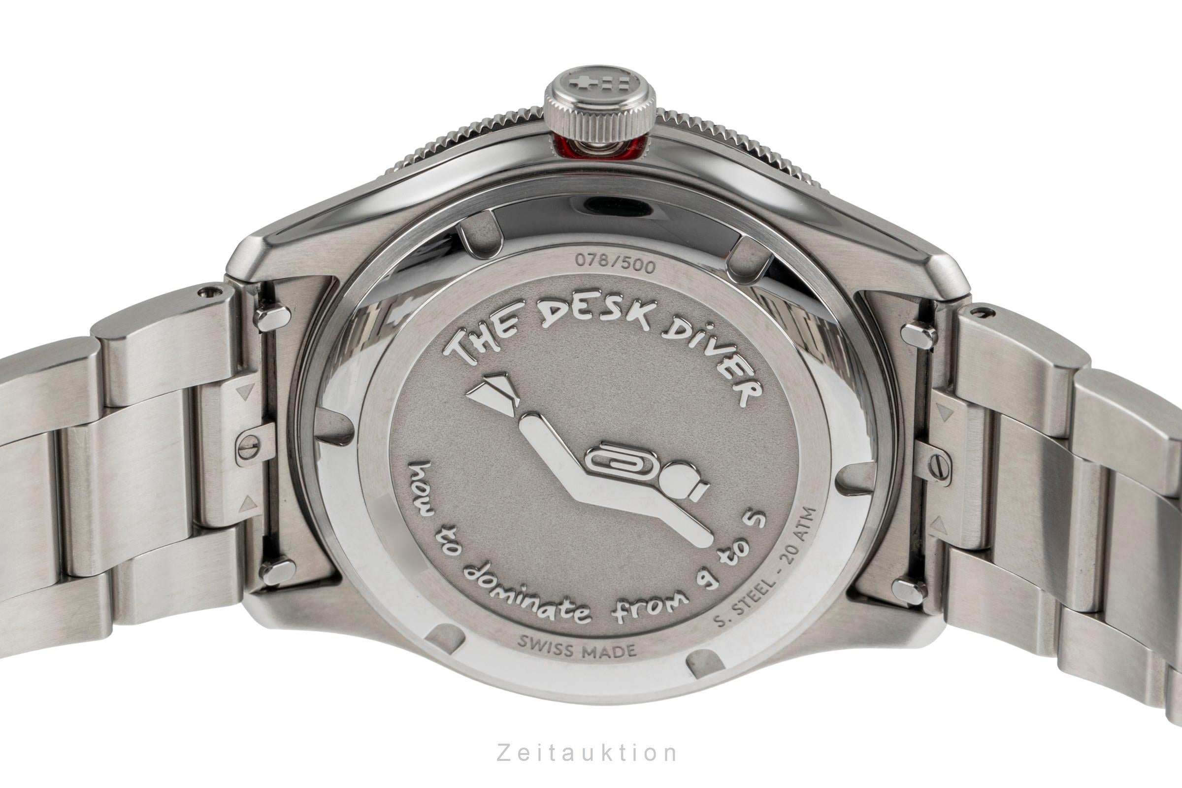 Christopher Ward Desk Diver steel automatic men's watch C65-41ADA2-DDK Limited  [2505231]