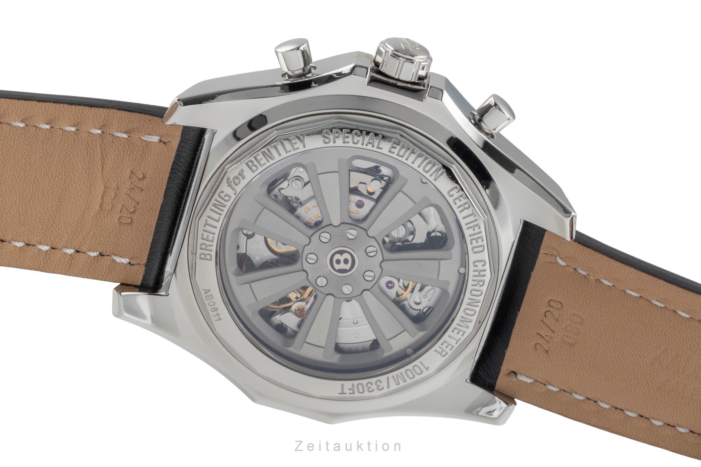 Breitling Bentley chronograph steel automatic Kal. B06 Ref