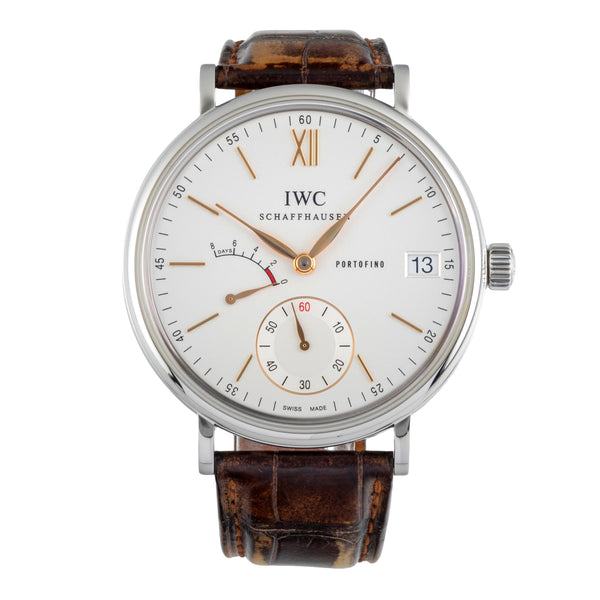 IWC Portofino Hand-Wound Eight Days Edelstahl Herrenuhr Ref. IW510103 [2505234]