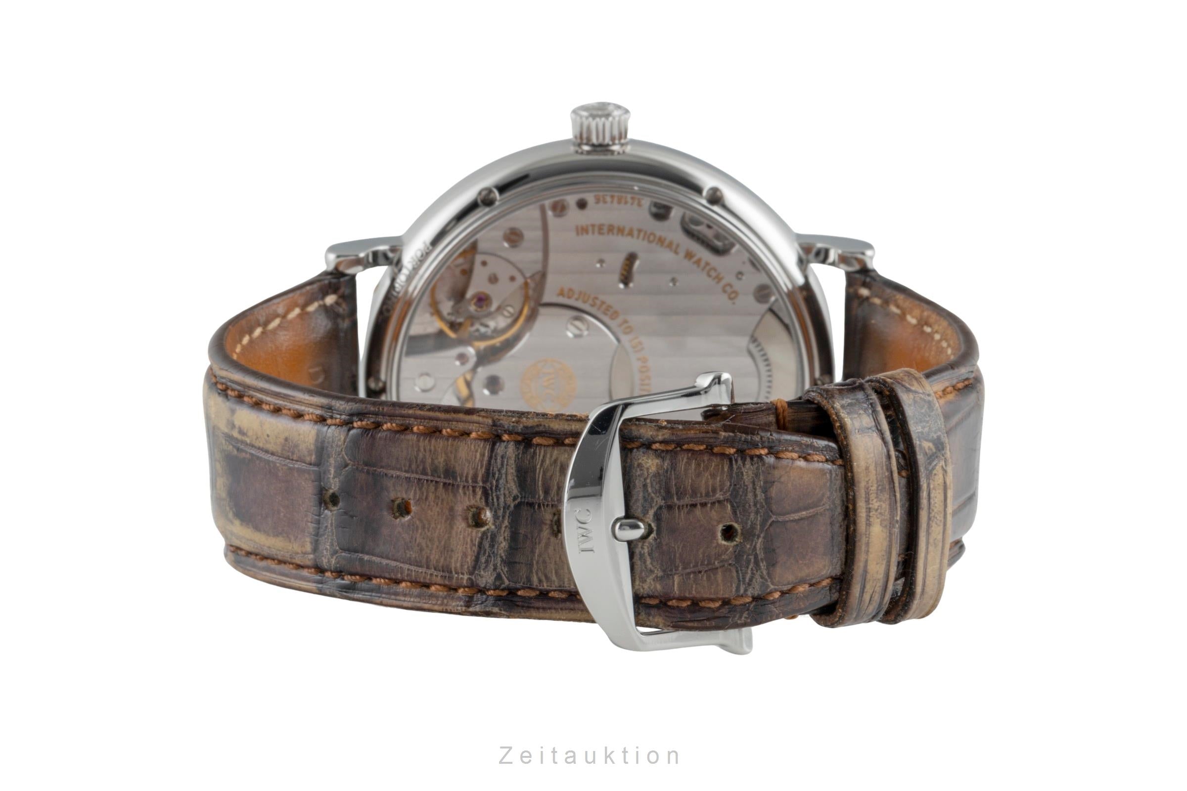IWC Portofino Hand-Wound Eight Days Edelstahl Herrenuhr Ref. IW510103 [2505234]
