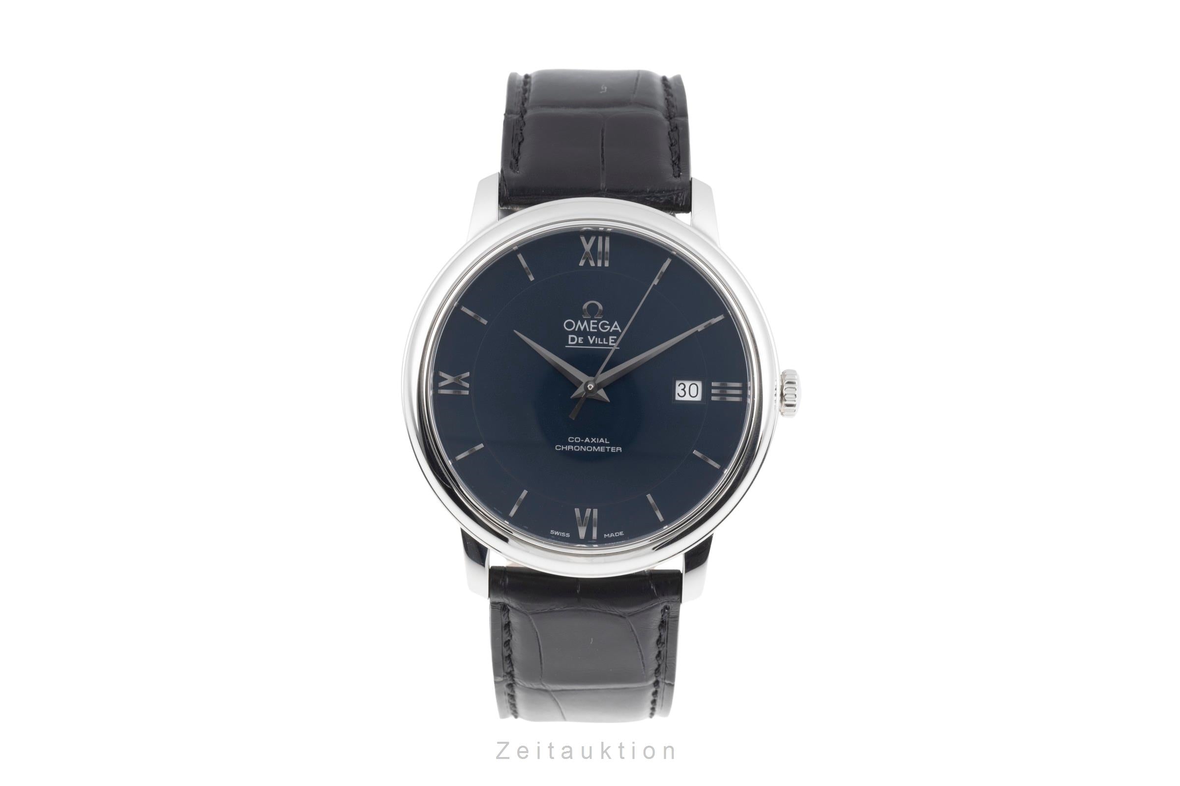 Omega De Ville steel automatic men's watch 424.13.40.20.03.001 LP: 3500EUR  [2505237]