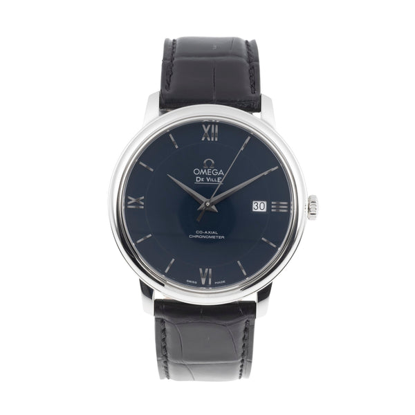 Omega De Ville steel automatic men's watch 424.13.40.20.03.001 LP: 3500EUR  [2505237]