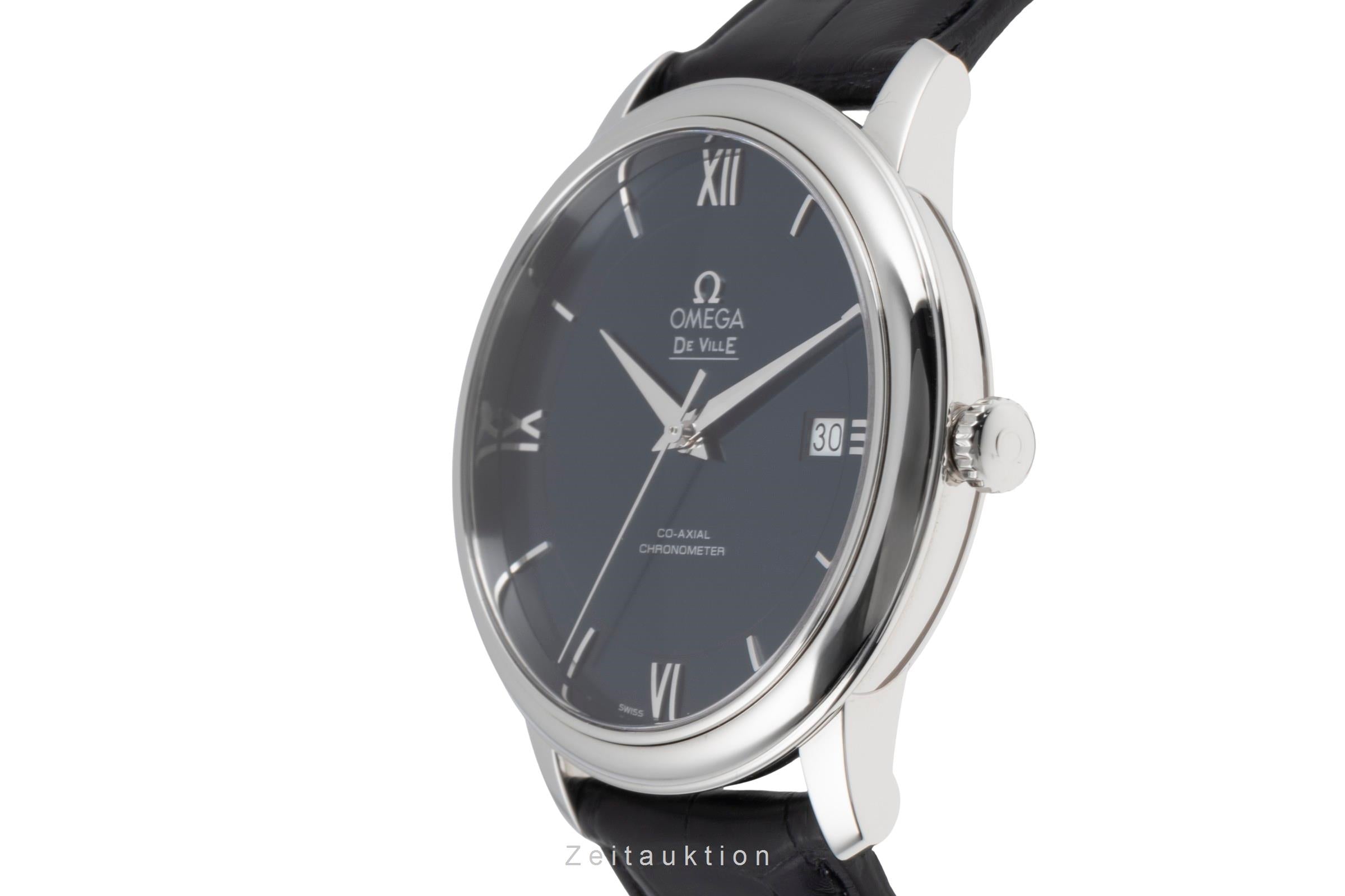 Omega De Ville steel automatic men's watch 424.13.40.20.03.001 LP: 3500EUR  [2505237]