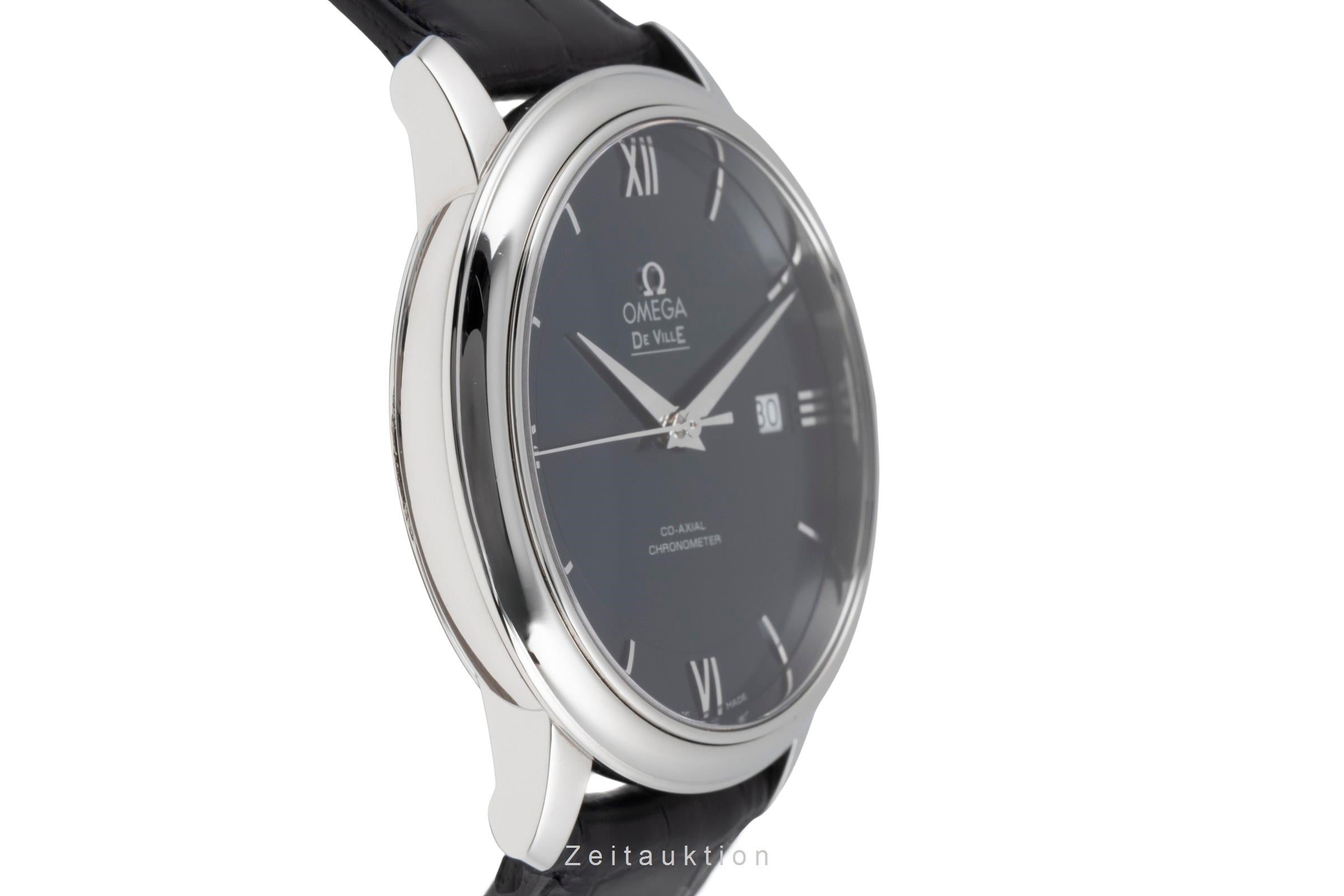 Omega De Ville steel automatic men's watch 424.13.40.20.03.001 LP: 3500EUR  [2505237]