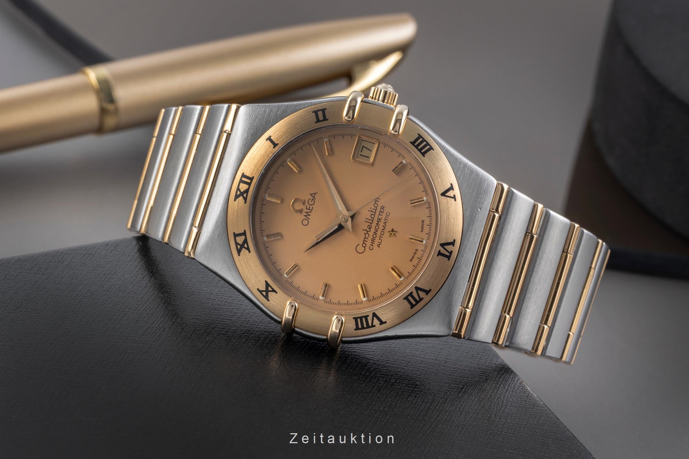 Omega Constellation Stahl / Gold Automatik Herrenuhr Ref. 1302.10.00 368.1201  [2505239]